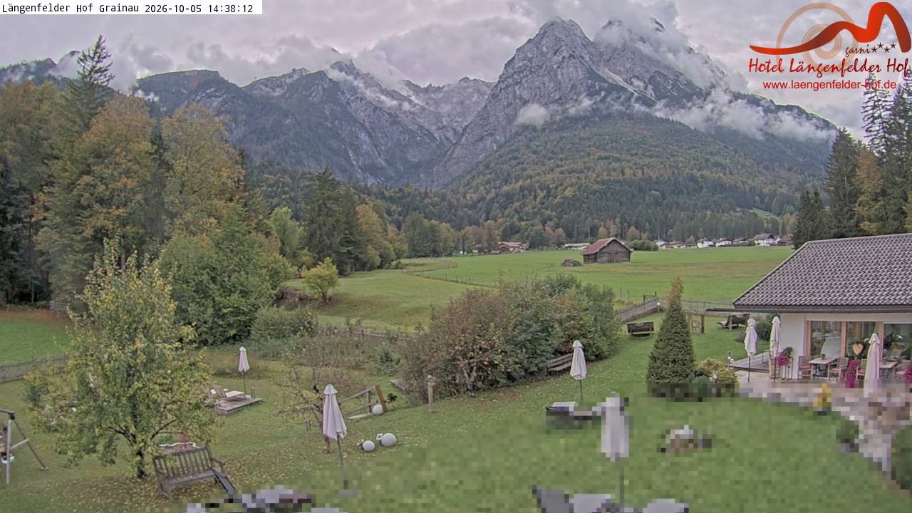 Archiv Foto Webcam Zugspitzdorf Grainau: Längenfelder Hof