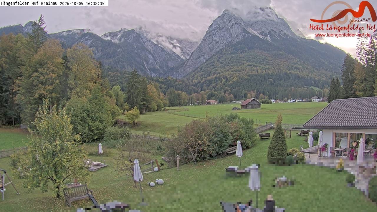 Archiv Foto Webcam Zugspitzdorf Grainau: Längenfelder Hof
