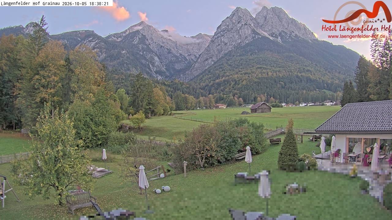 Archiv Foto Webcam Zugspitzdorf Grainau: Längenfelder Hof