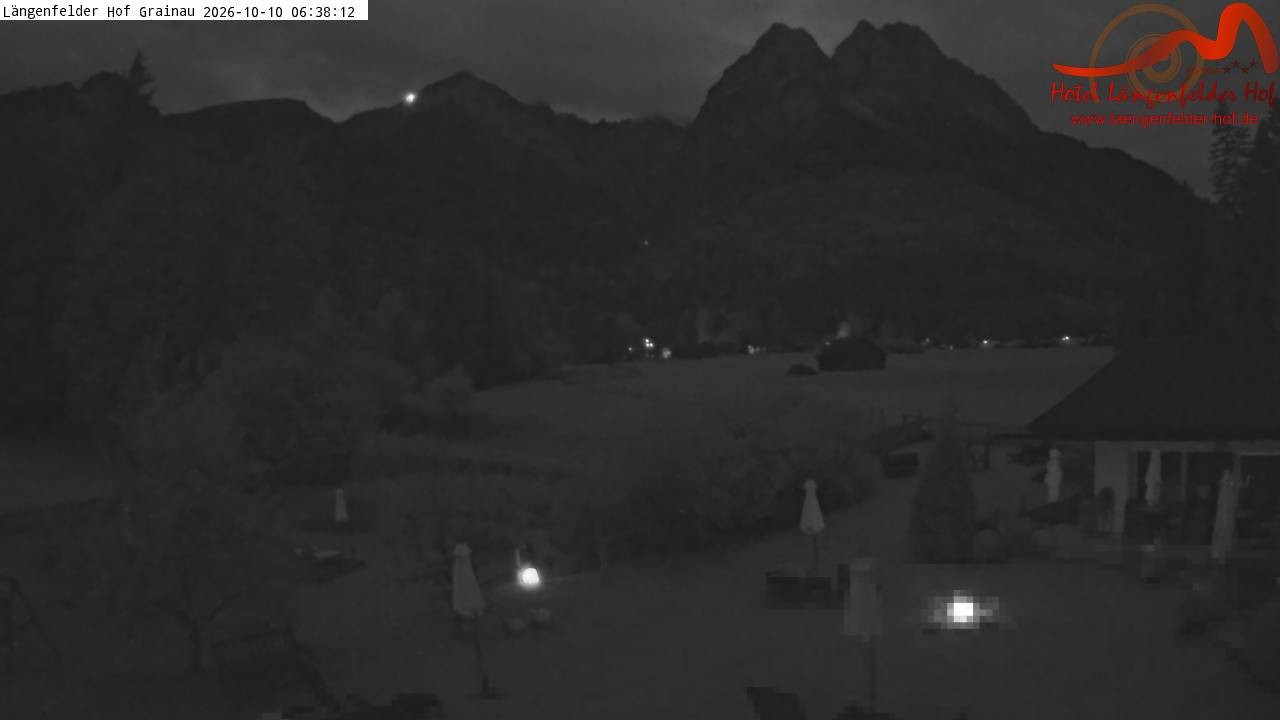 Archived image Grainau - Webcam Hotel Längenfelder Hof