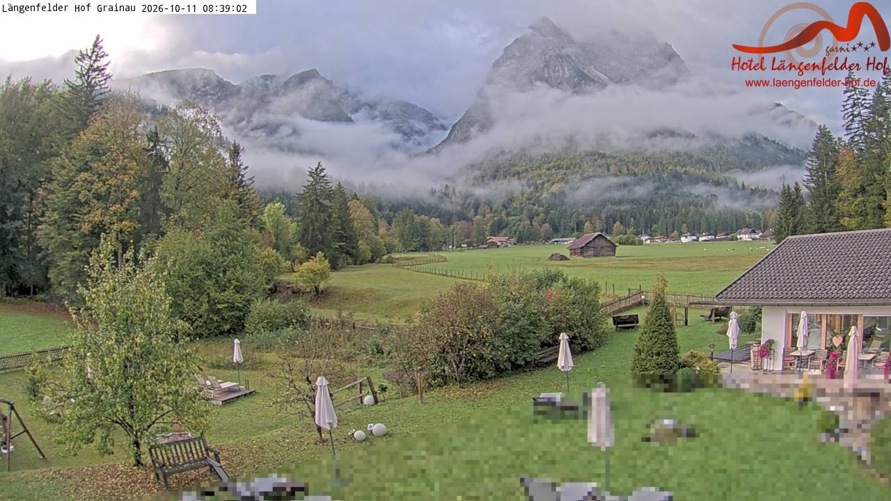 Archiv Foto Webcam Zugspitzdorf Grainau: Längenfelder Hof
