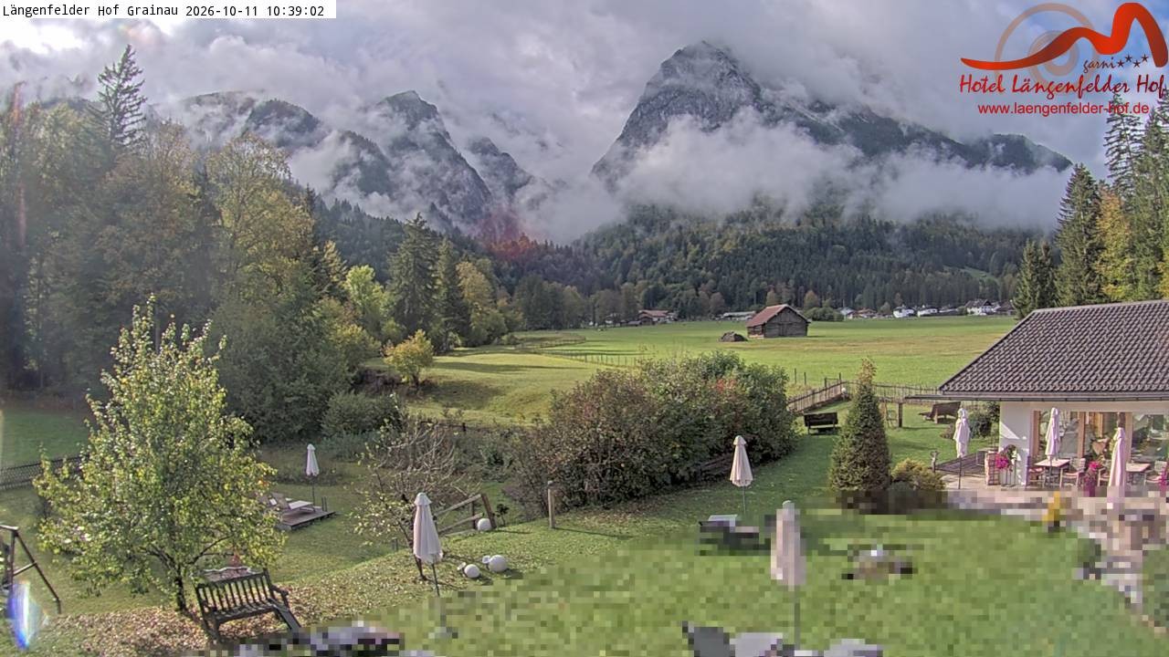 Archiv Foto Webcam Zugspitzdorf Grainau: Längenfelder Hof