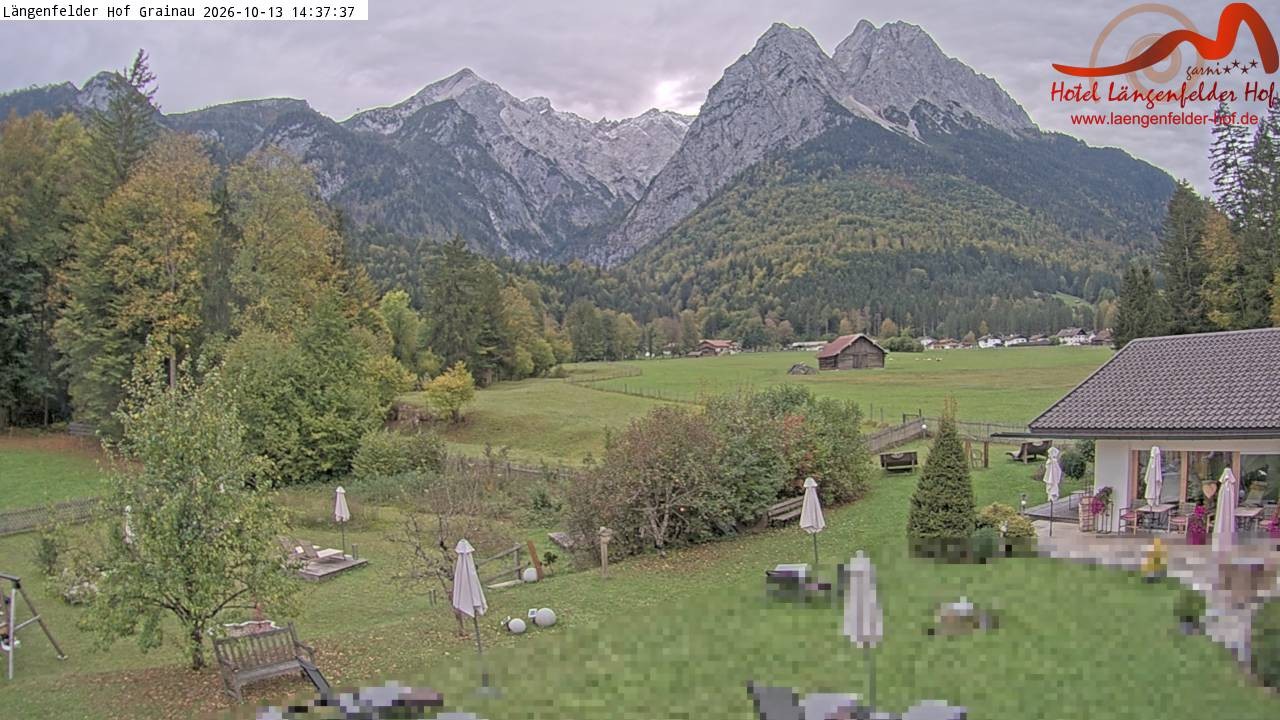 Archiv Foto Webcam Zugspitzdorf Grainau: Längenfelder Hof