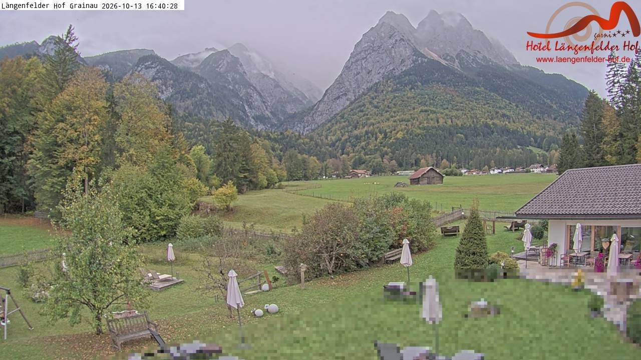 Archiv Foto Webcam Zugspitzdorf Grainau: Längenfelder Hof