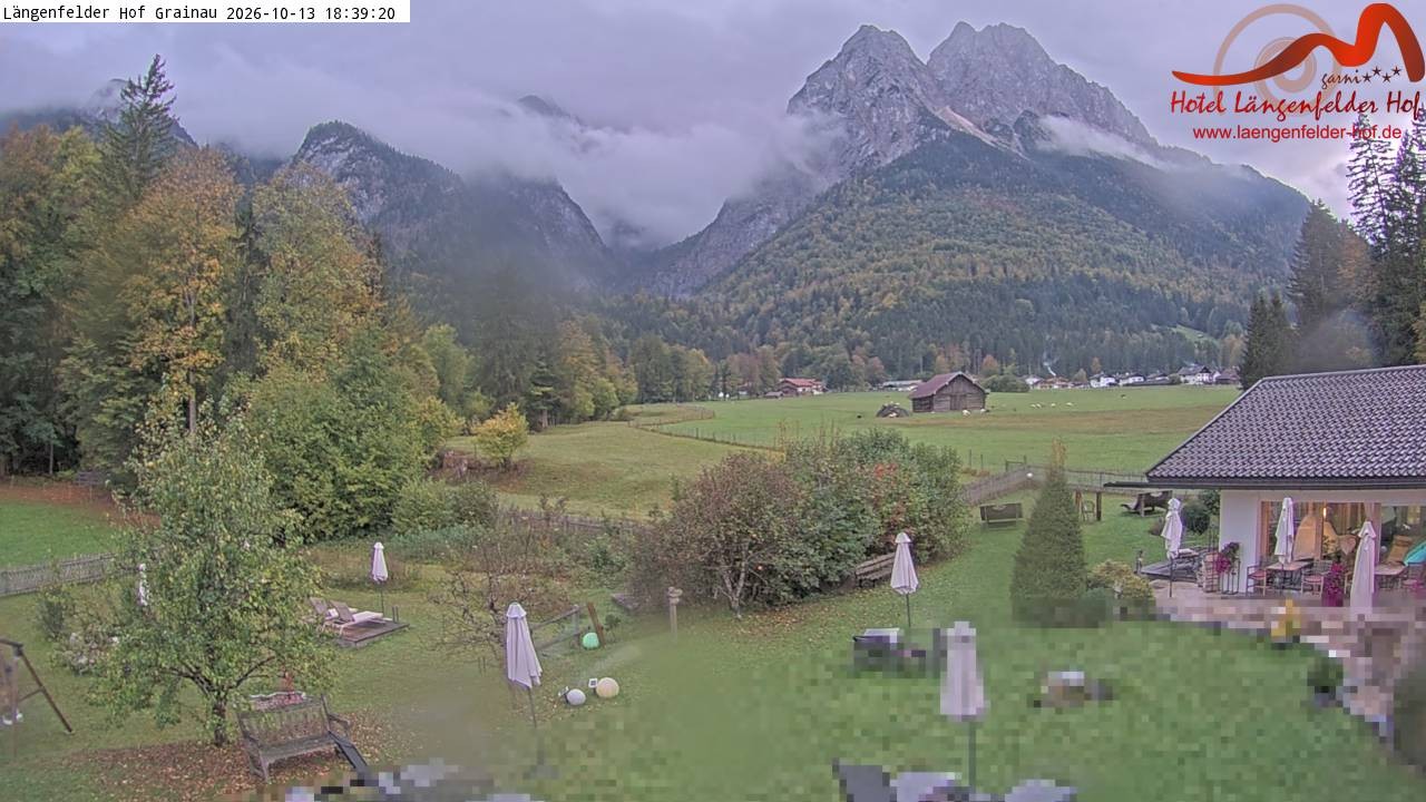 Archiv Foto Webcam Zugspitzdorf Grainau: Längenfelder Hof