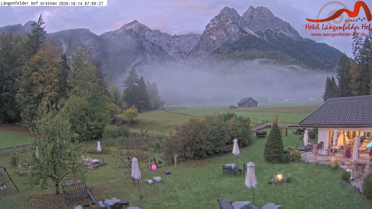 Archiv Foto Webcam Zugspitzdorf Grainau: Längenfelder Hof
