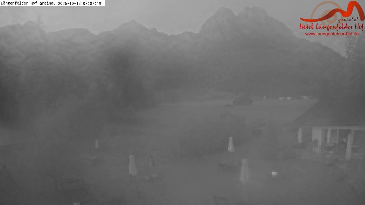 Archived image Grainau - Webcam Hotel Längenfelder Hof