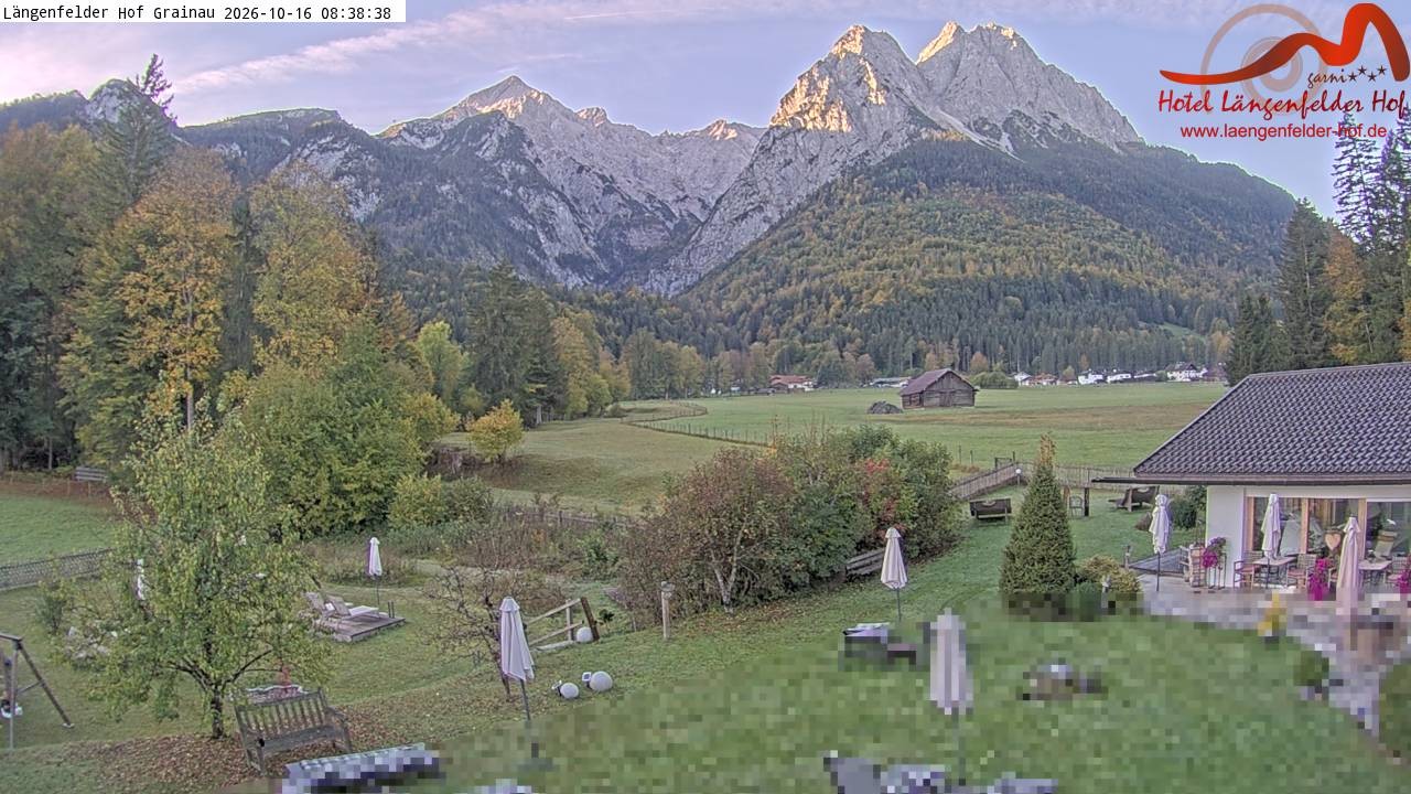 Archiv Foto Webcam Zugspitzdorf Grainau: Längenfelder Hof