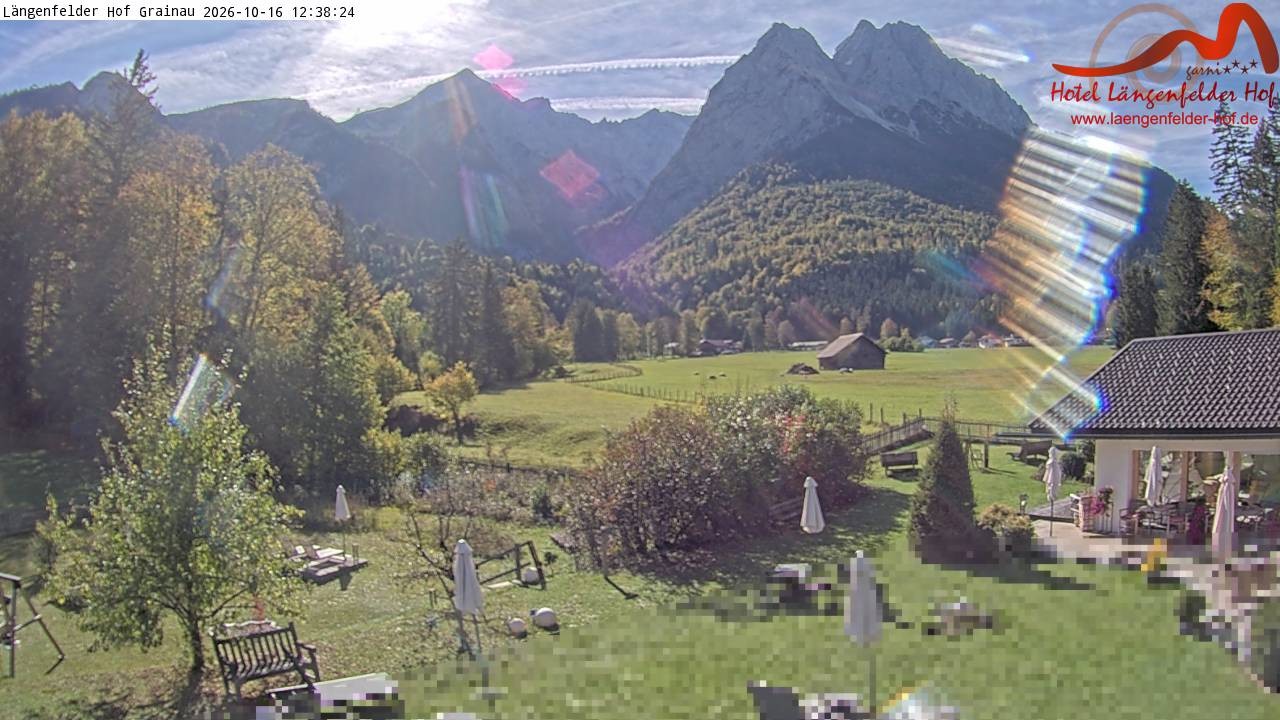 Archiv Foto Webcam Zugspitzdorf Grainau: Längenfelder Hof