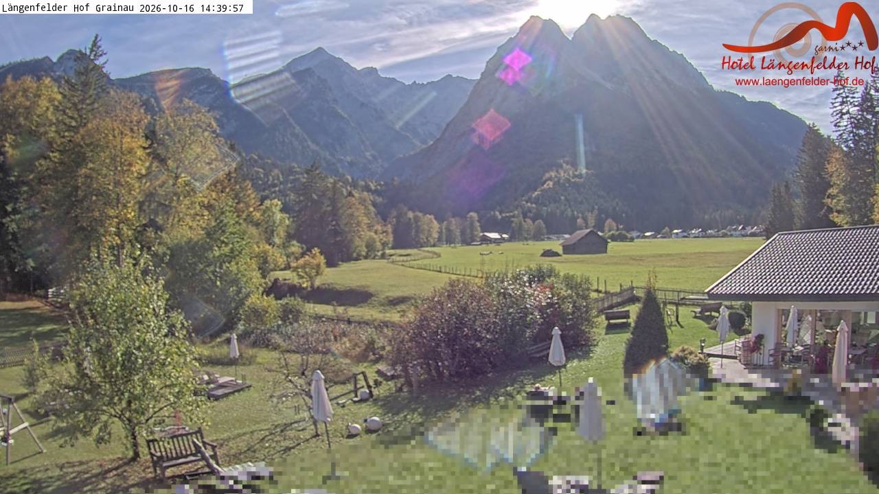 Archiv Foto Webcam Zugspitzdorf Grainau: Längenfelder Hof