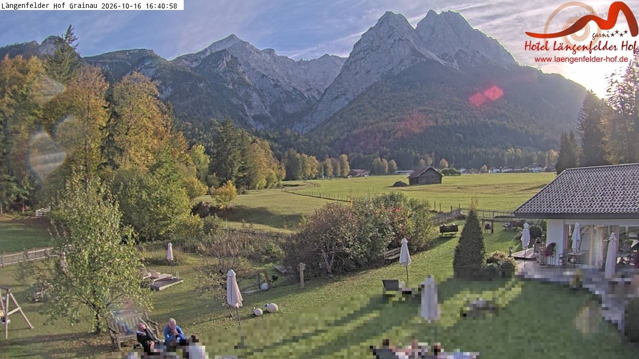 Archiv Foto Webcam Zugspitzdorf Grainau: Längenfelder Hof
