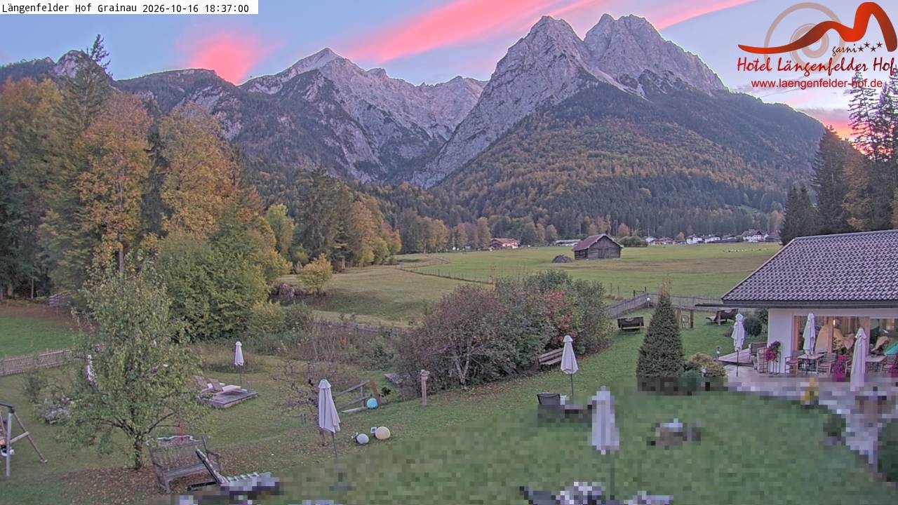 Archiv Foto Webcam Zugspitzdorf Grainau: Längenfelder Hof