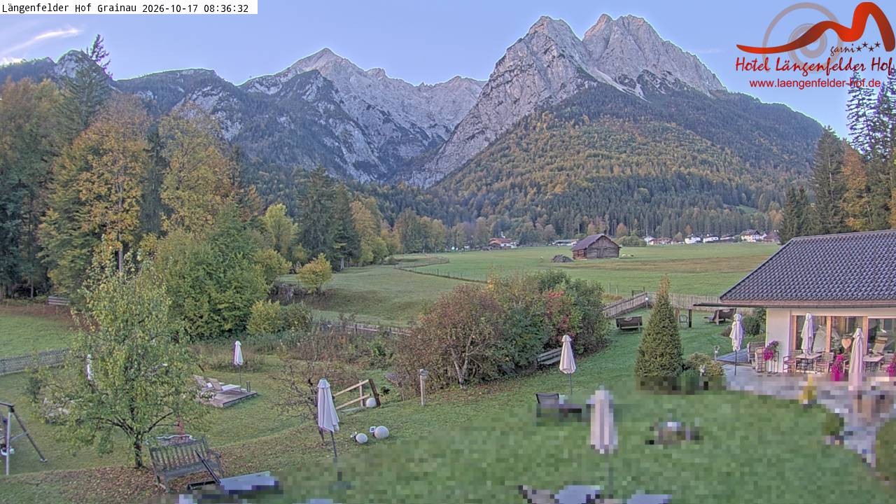 Archiv Foto Webcam Zugspitzdorf Grainau: Längenfelder Hof
