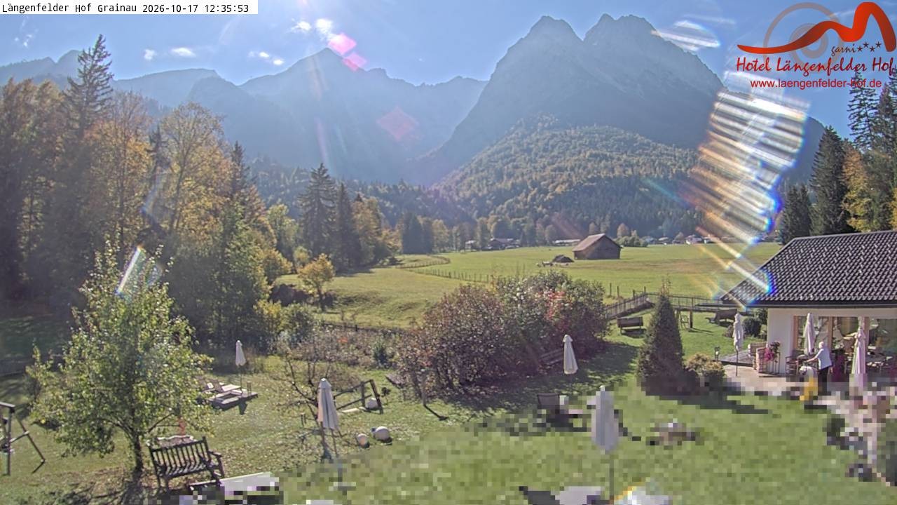 Archiv Foto Webcam Zugspitzdorf Grainau: Längenfelder Hof