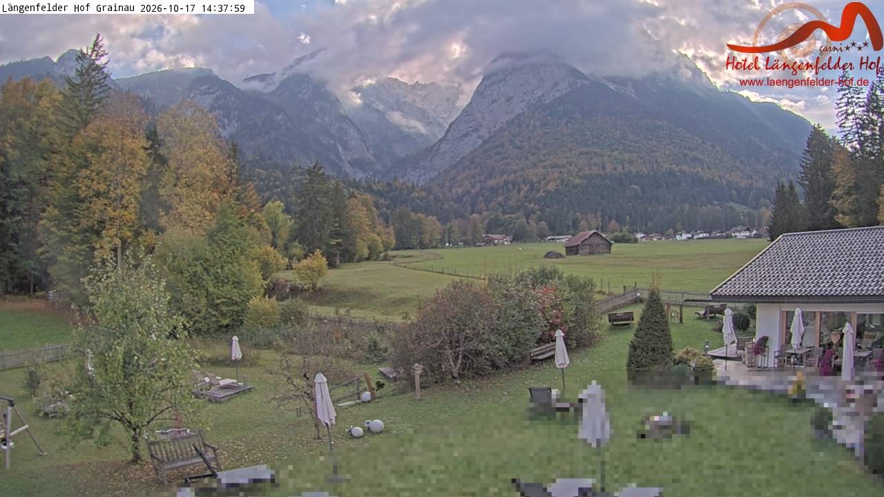 Archiv Foto Webcam Zugspitzdorf Grainau: Längenfelder Hof