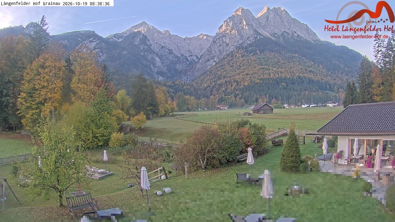 Archiv Foto Webcam Zugspitzdorf Grainau: Längenfelder Hof