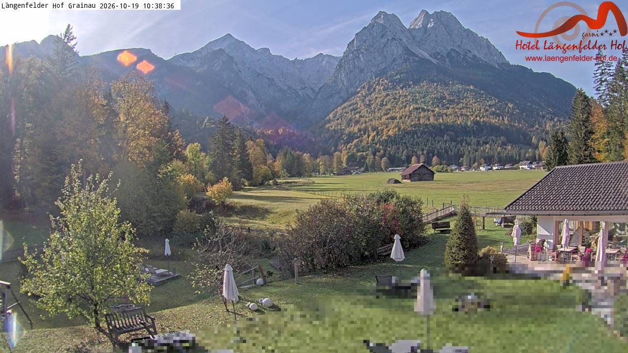 Archiv Foto Webcam Zugspitzdorf Grainau: Längenfelder Hof