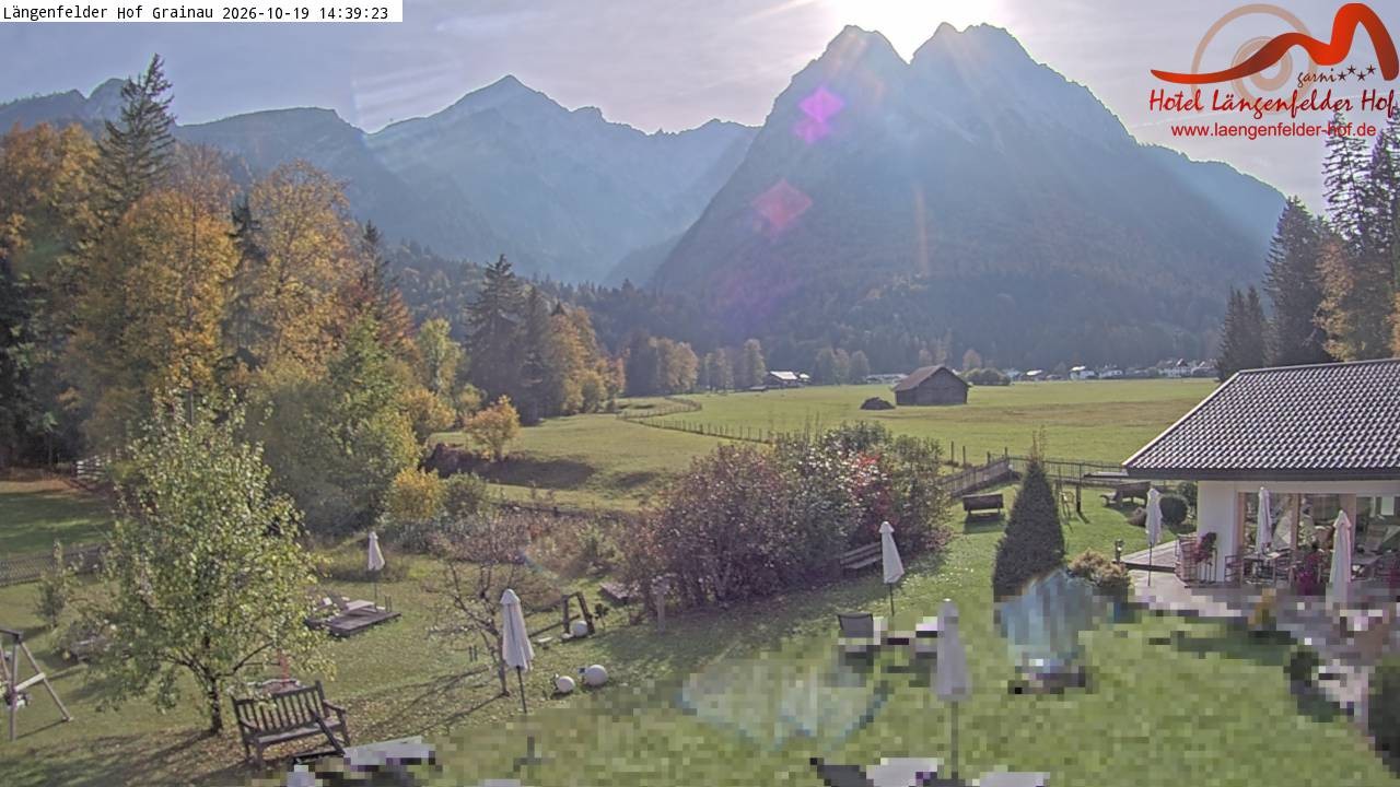 Archiv Foto Webcam Zugspitzdorf Grainau: Längenfelder Hof