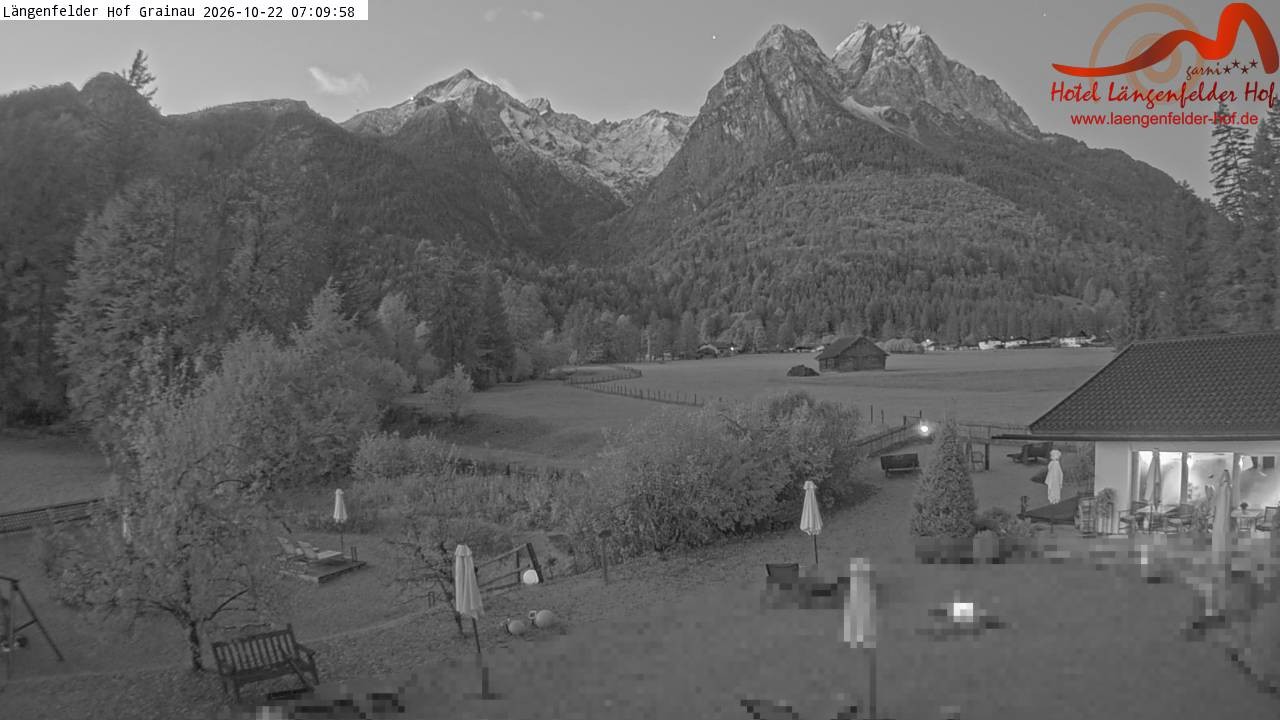 Archiv Foto Webcam Zugspitzdorf Grainau: Längenfelder Hof