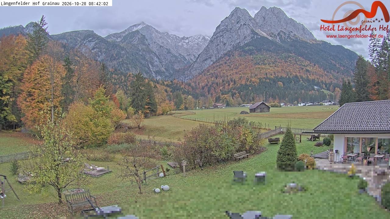 Archiv Foto Webcam Zugspitzdorf Grainau: Längenfelder Hof