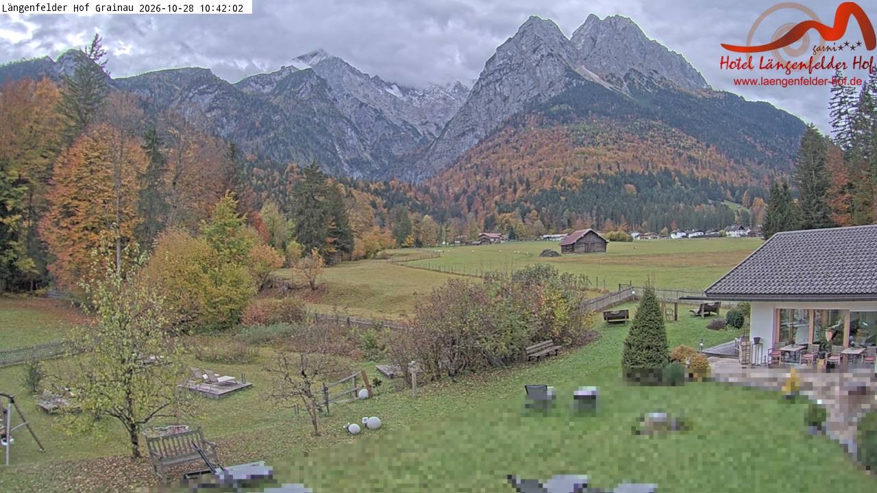 Archiv Foto Webcam Zugspitzdorf Grainau: Längenfelder Hof