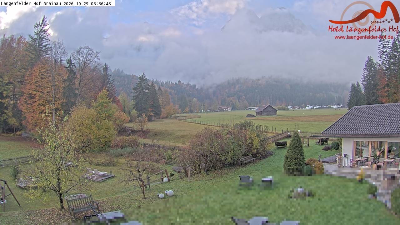 Archiv Foto Webcam Zugspitzdorf Grainau: Längenfelder Hof
