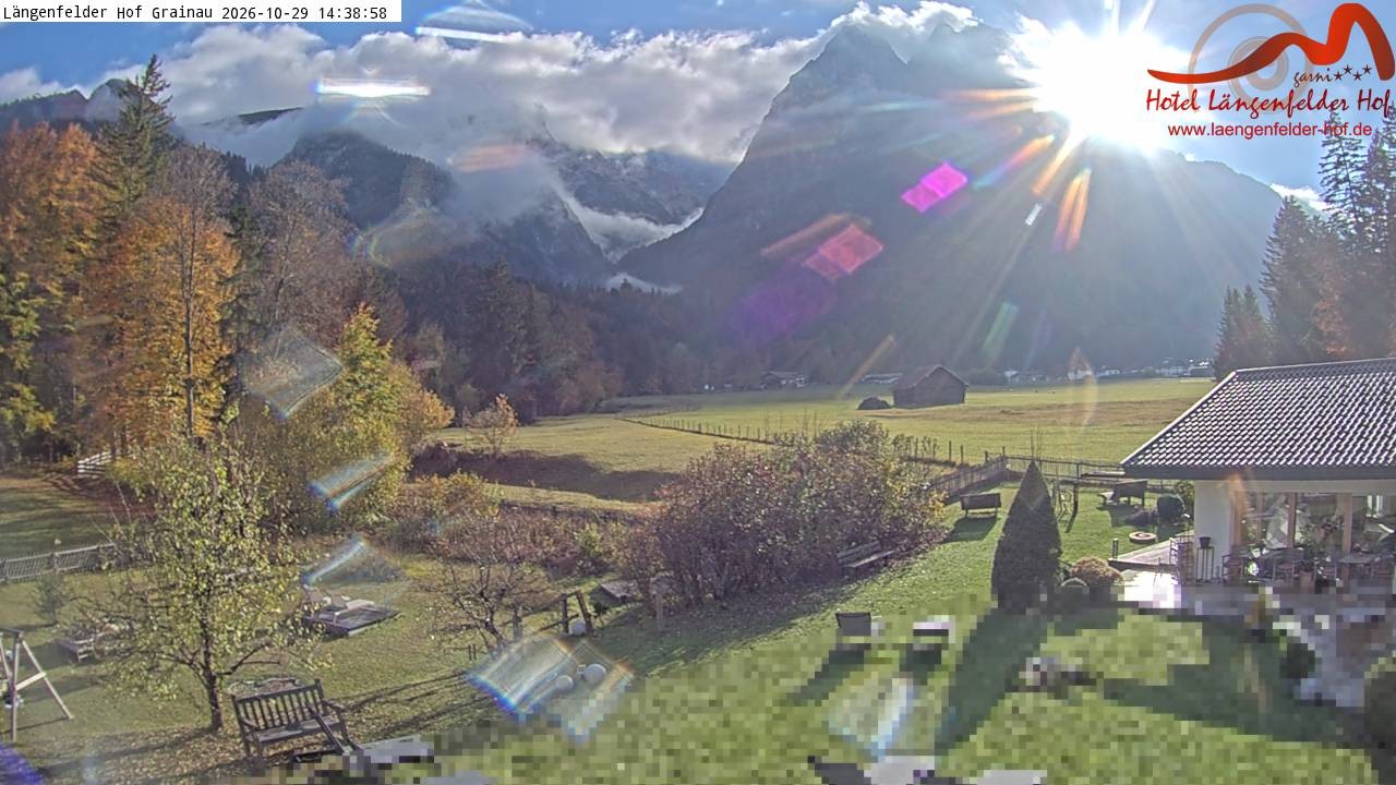 Archiv Foto Webcam Zugspitzdorf Grainau: Längenfelder Hof