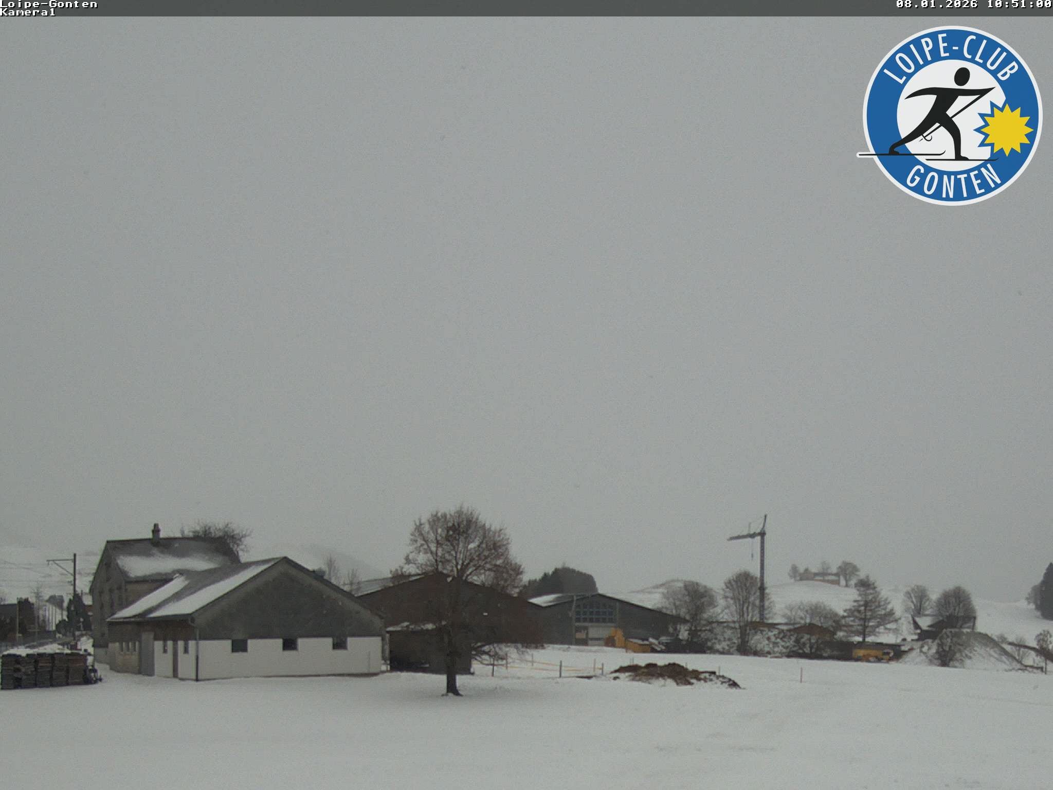 Archiv Foto Webcam Gonten - Blick zur Kirche