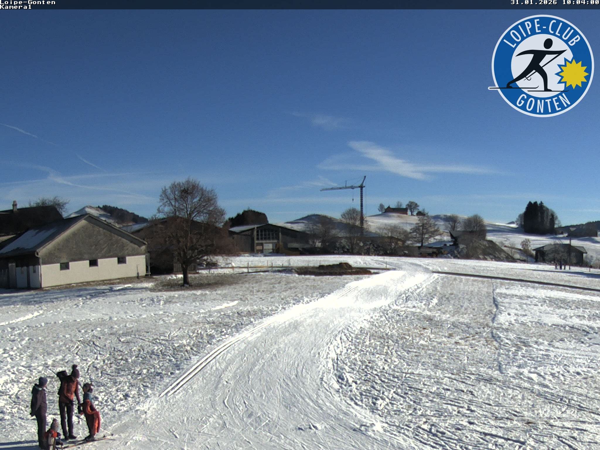 Archiv Foto Webcam Gonten - Blick zur Kirche
