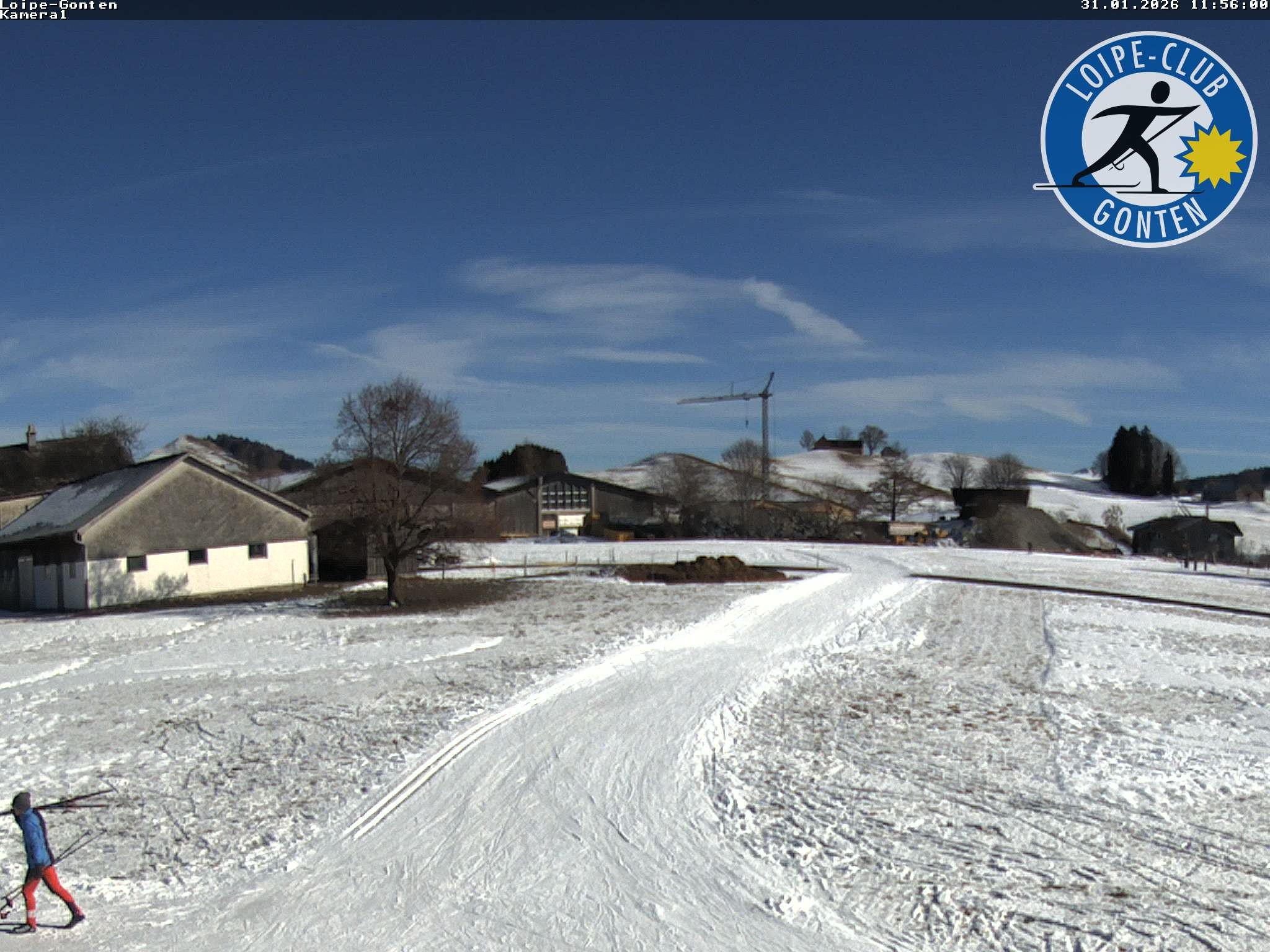 Archiv Foto Webcam Gonten - Blick zur Kirche