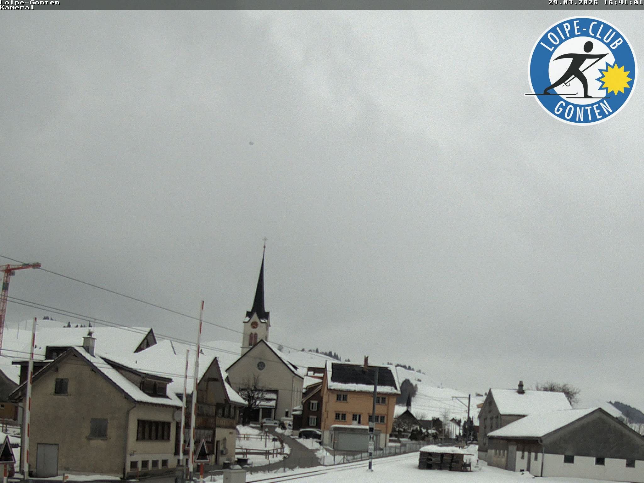 Archiv Foto Webcam Gonten - Blick zur Kirche