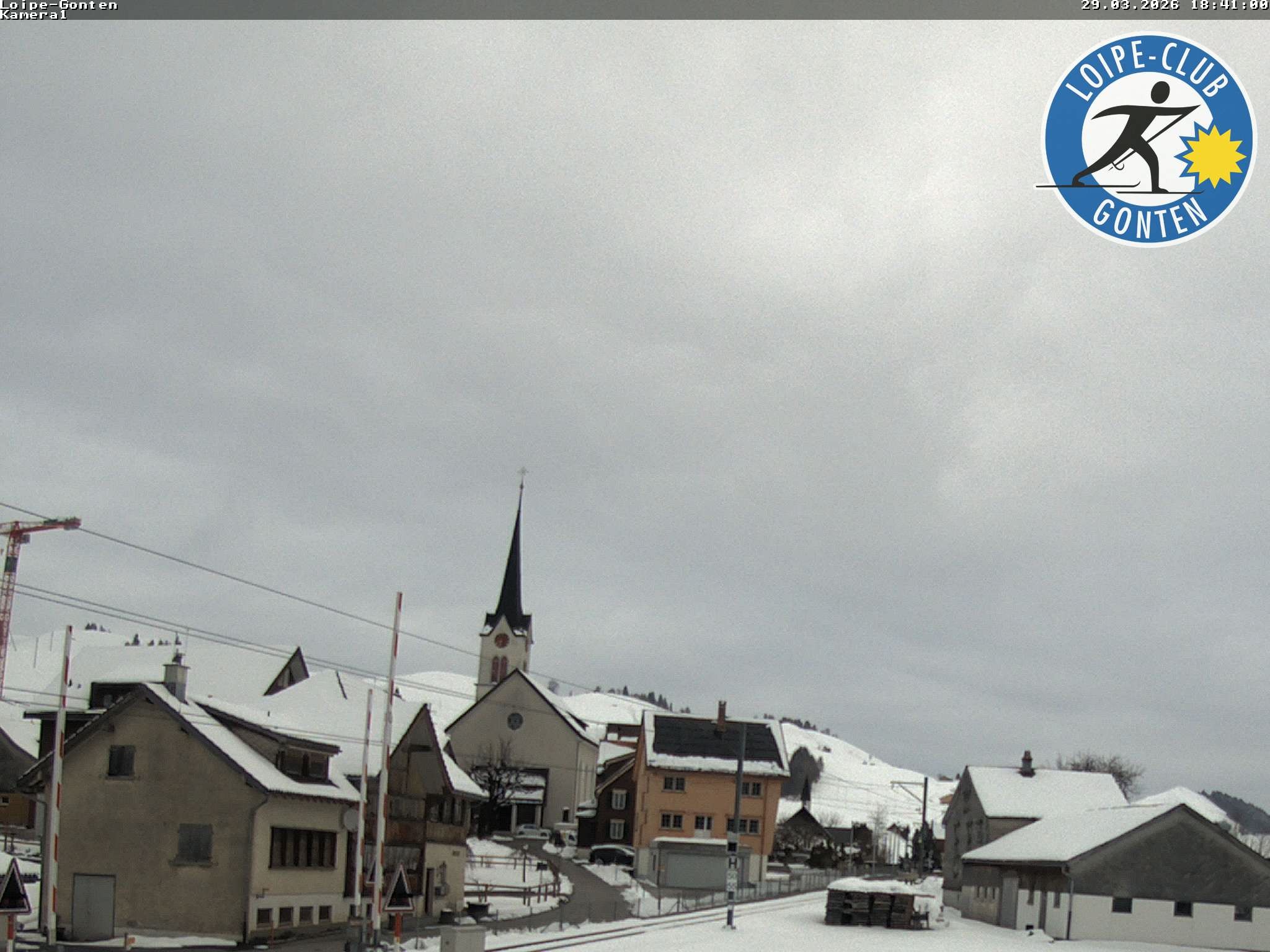 Archiv Foto Webcam Gonten - Blick zur Kirche
