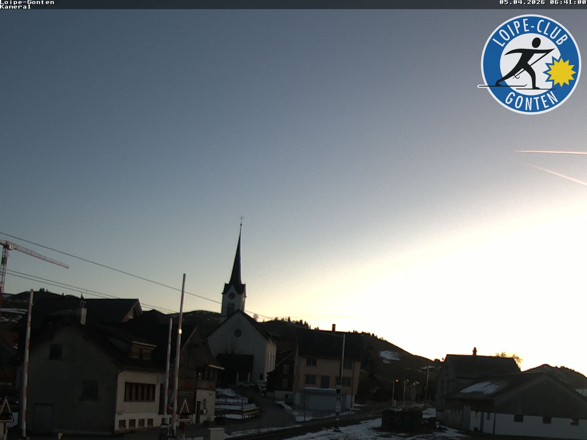 Archived image Webcam Gonten - Church