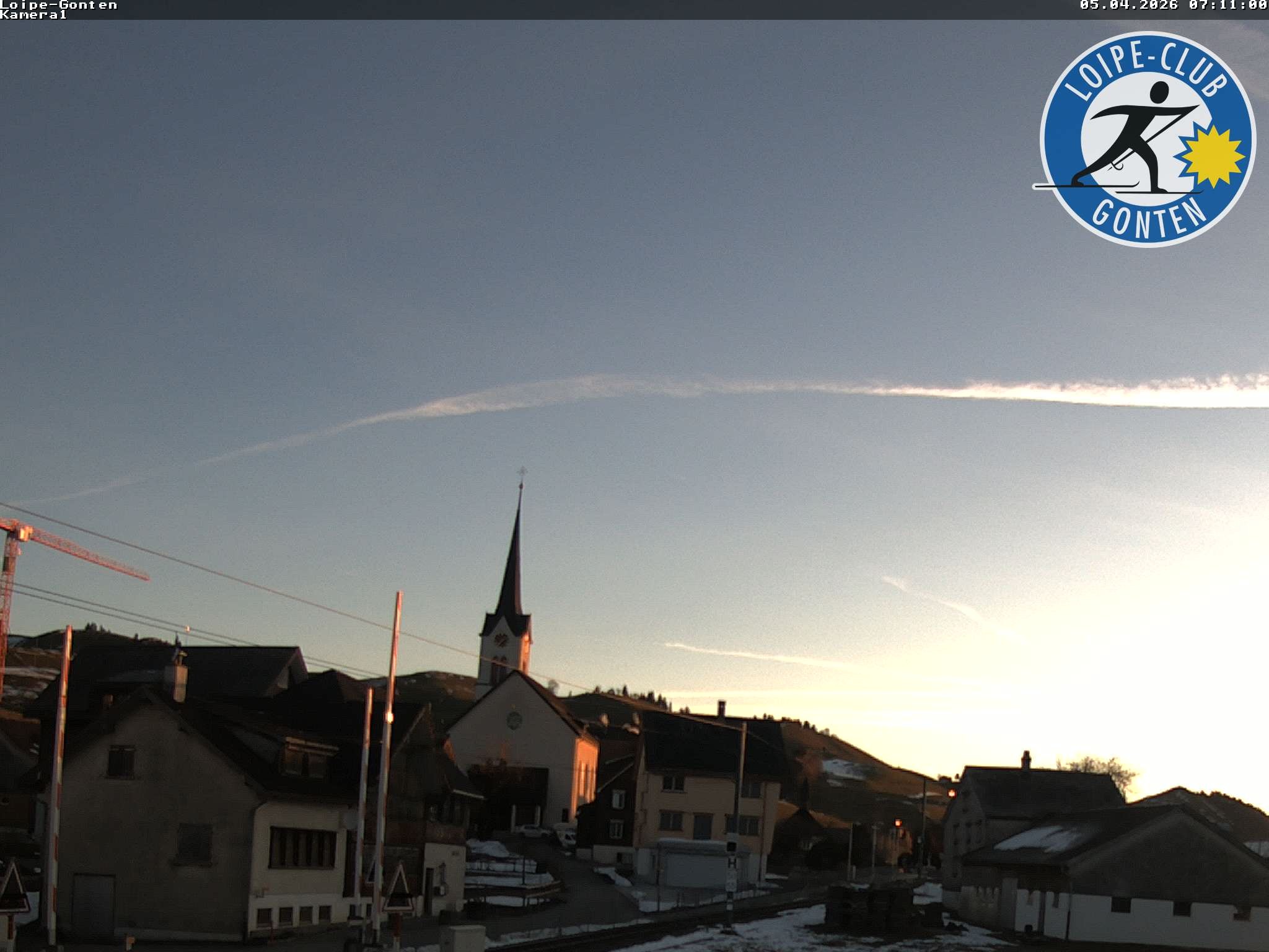 Archived image Webcam Gonten - Church