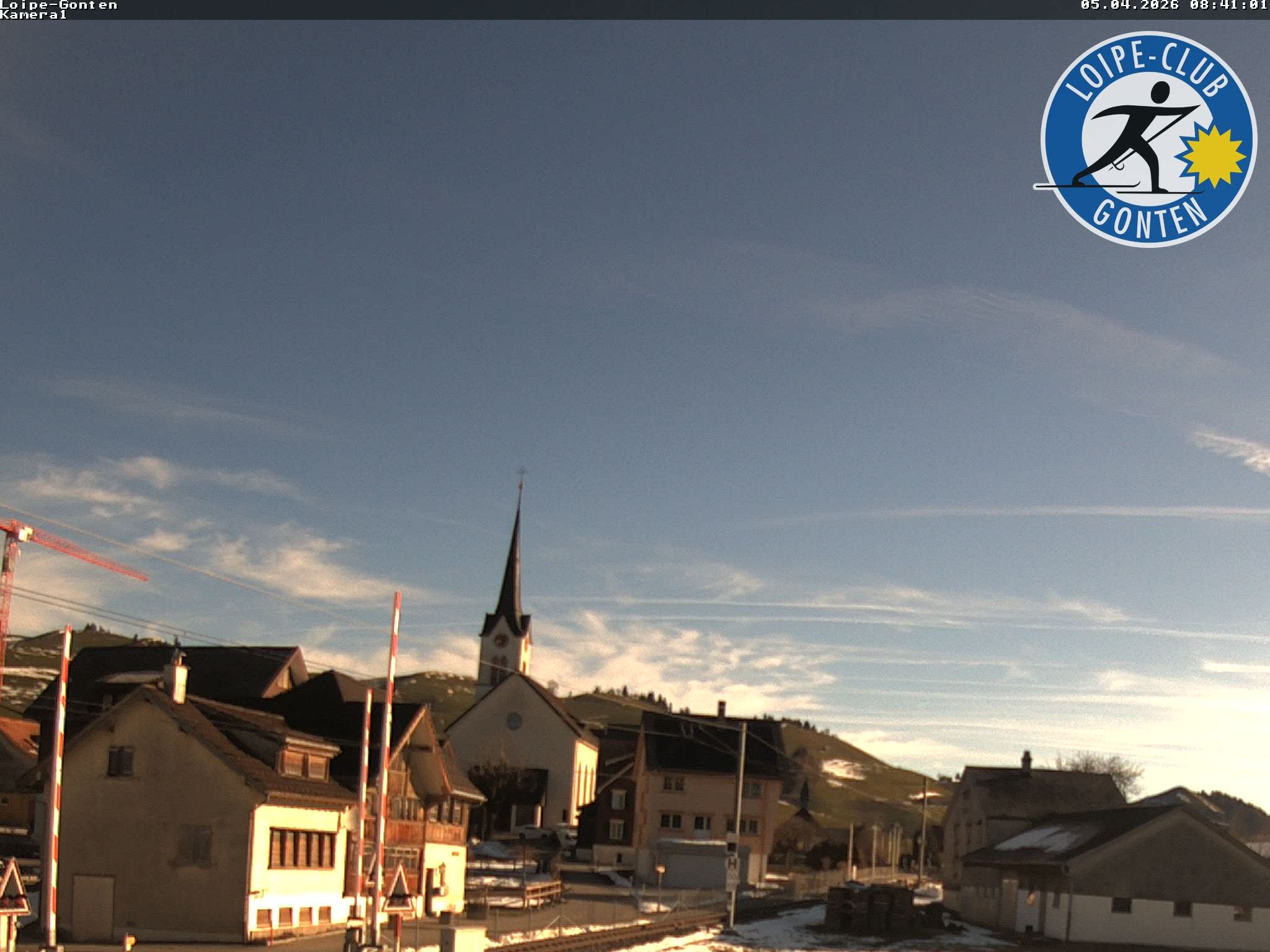 Archived image Webcam Gonten - Church