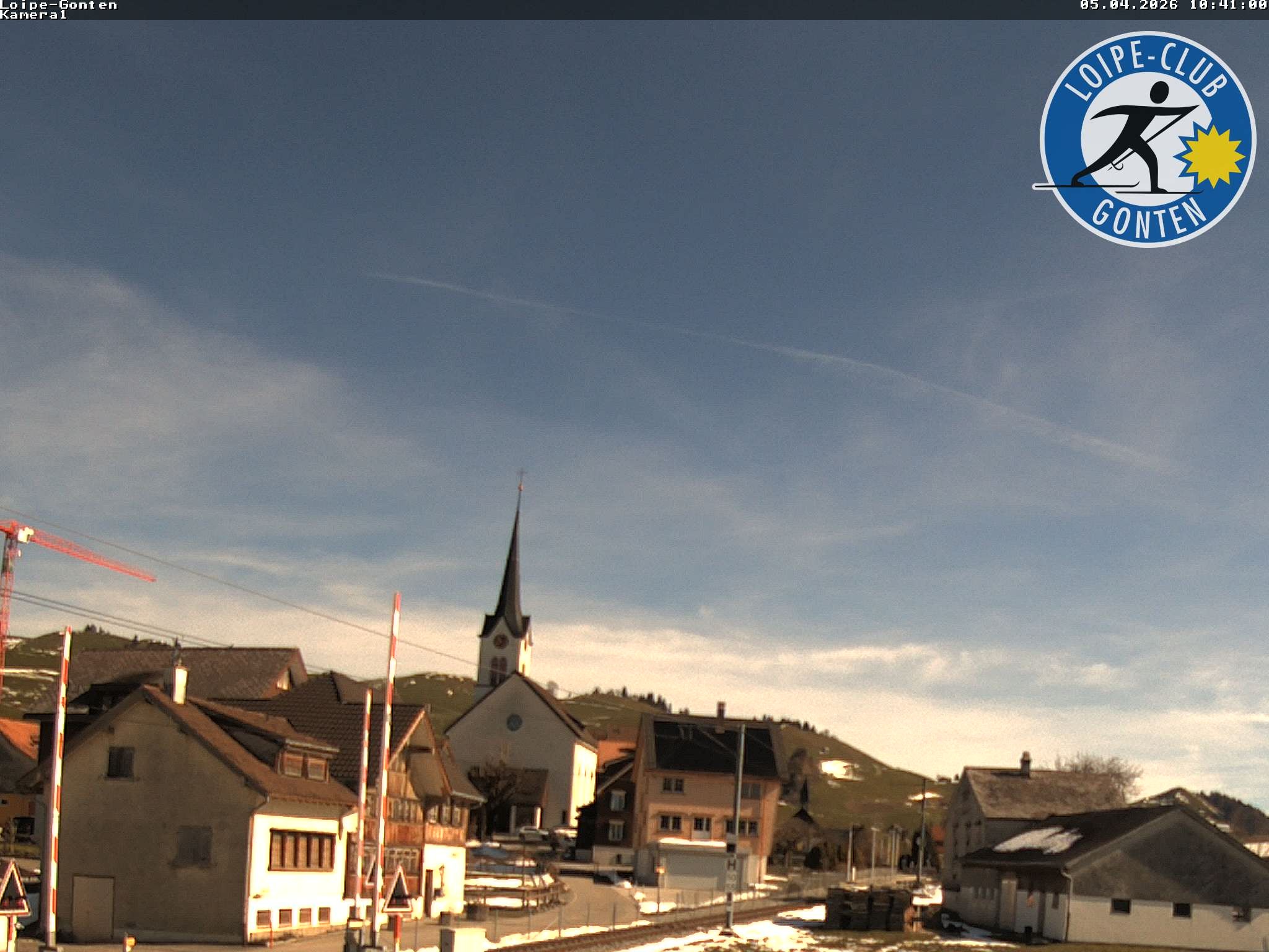 Archived image Webcam Gonten - Church