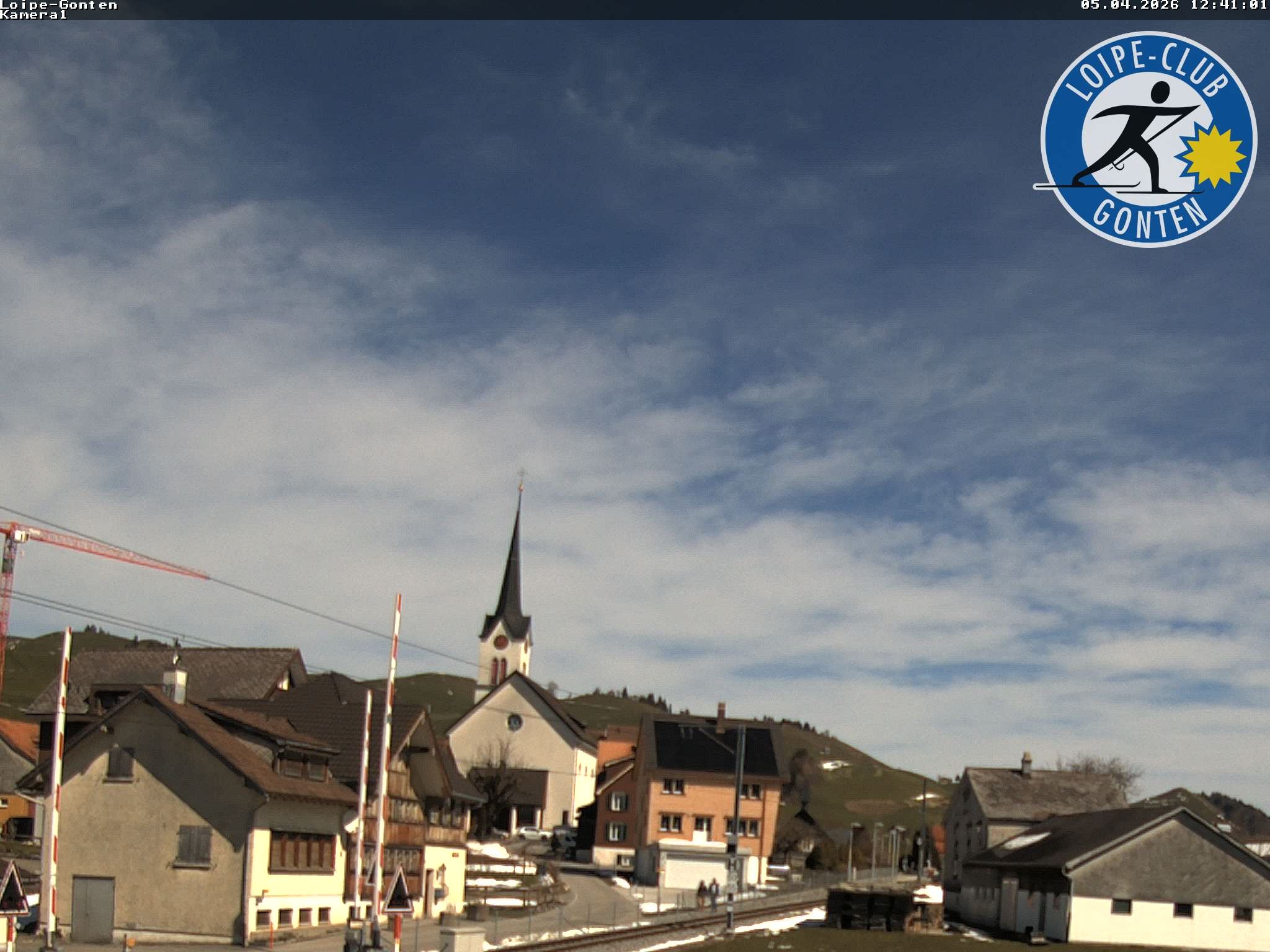 Archived image Webcam Gonten - Church