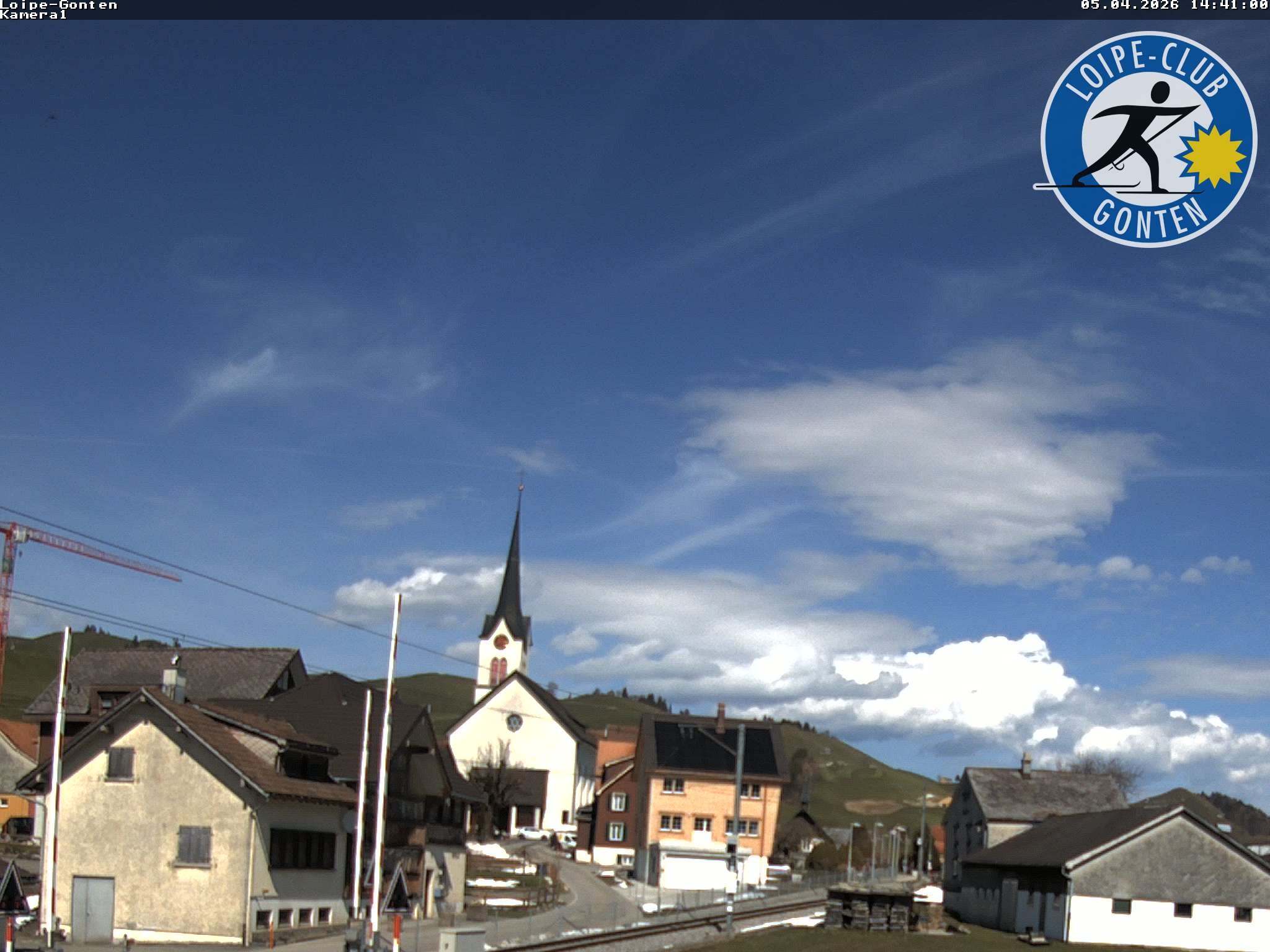 Archived image Webcam Gonten - Church