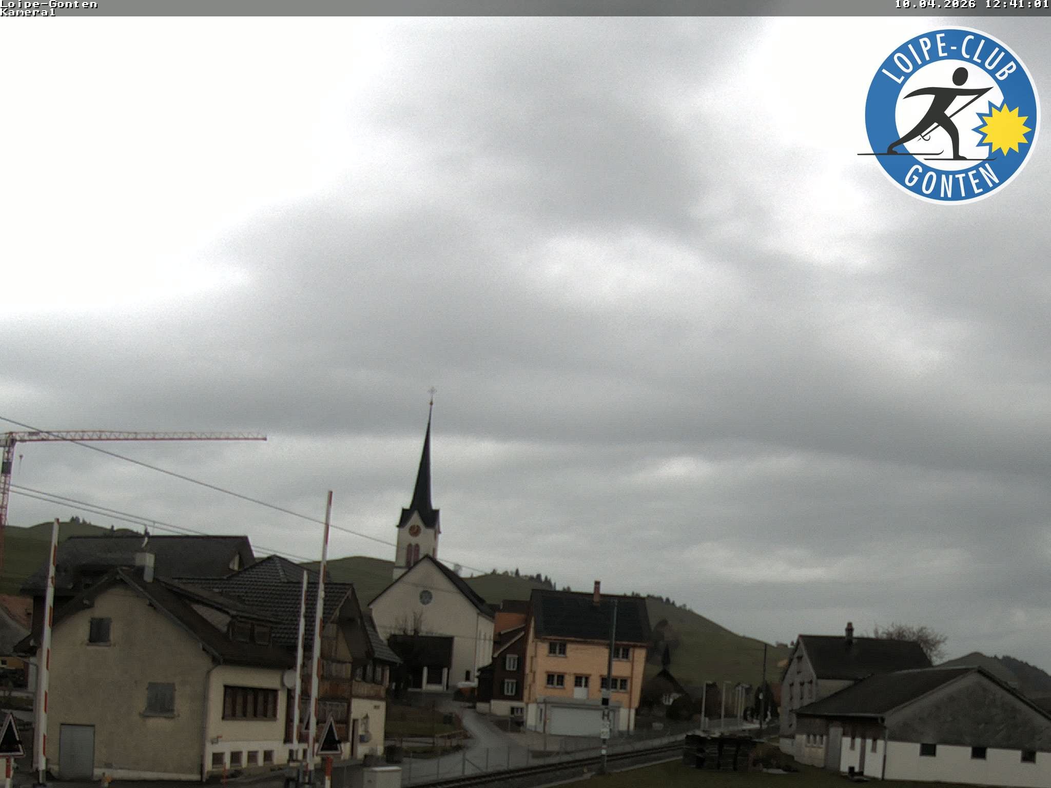 Archiv Foto Webcam Gonten - Blick zur Kirche