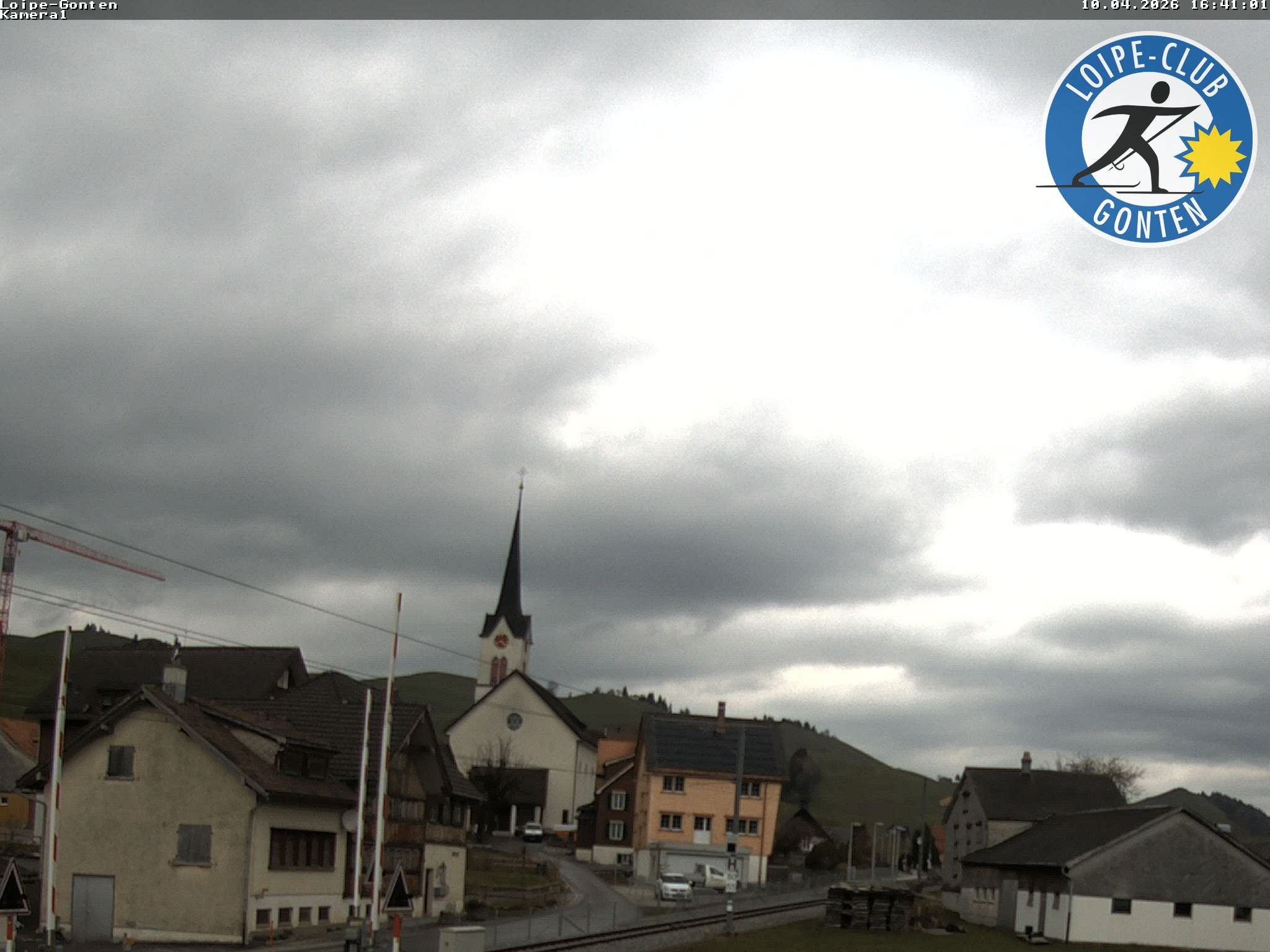 Archiv Foto Webcam Gonten - Blick zur Kirche