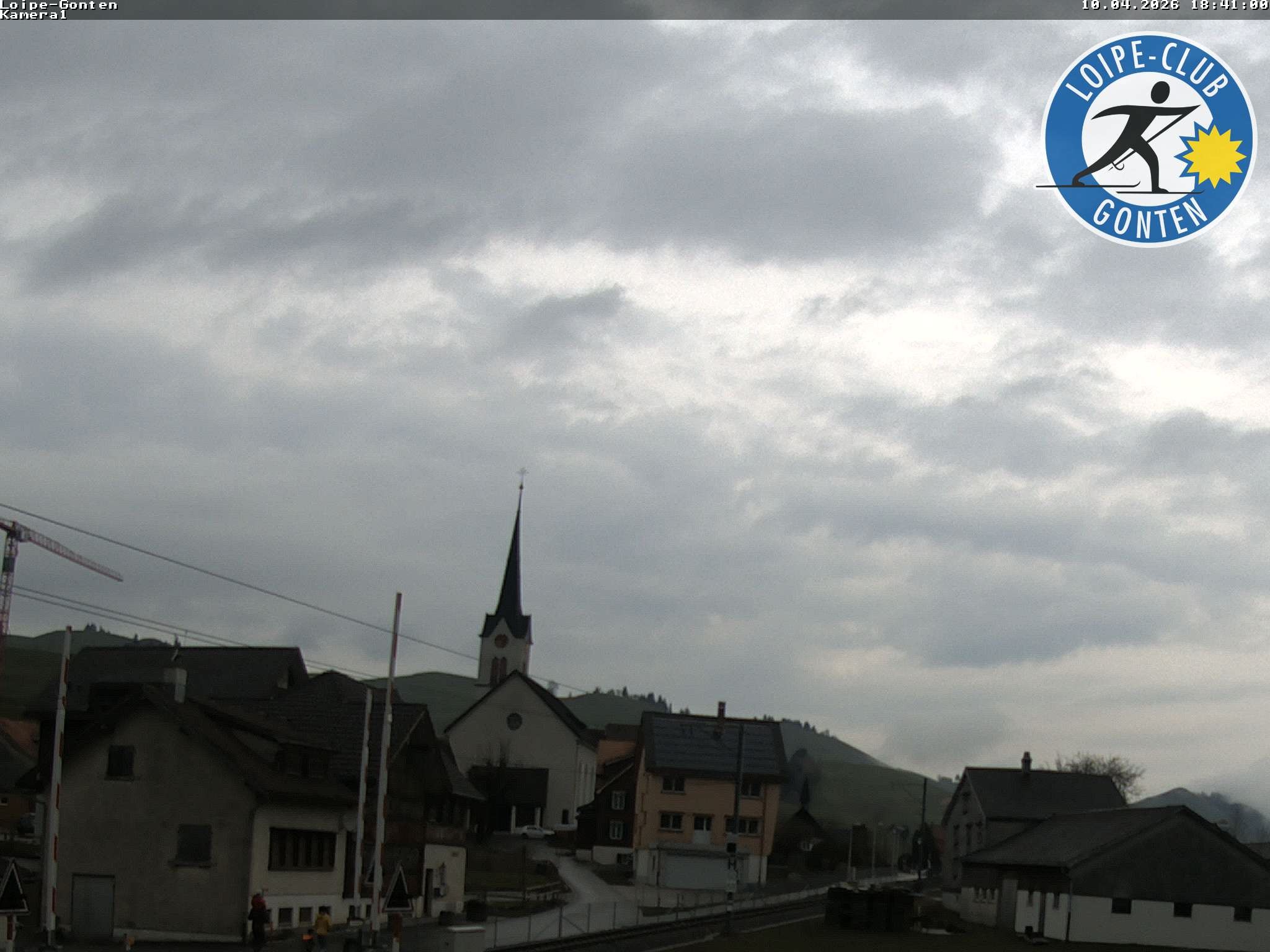 Archiv Foto Webcam Gonten - Blick zur Kirche