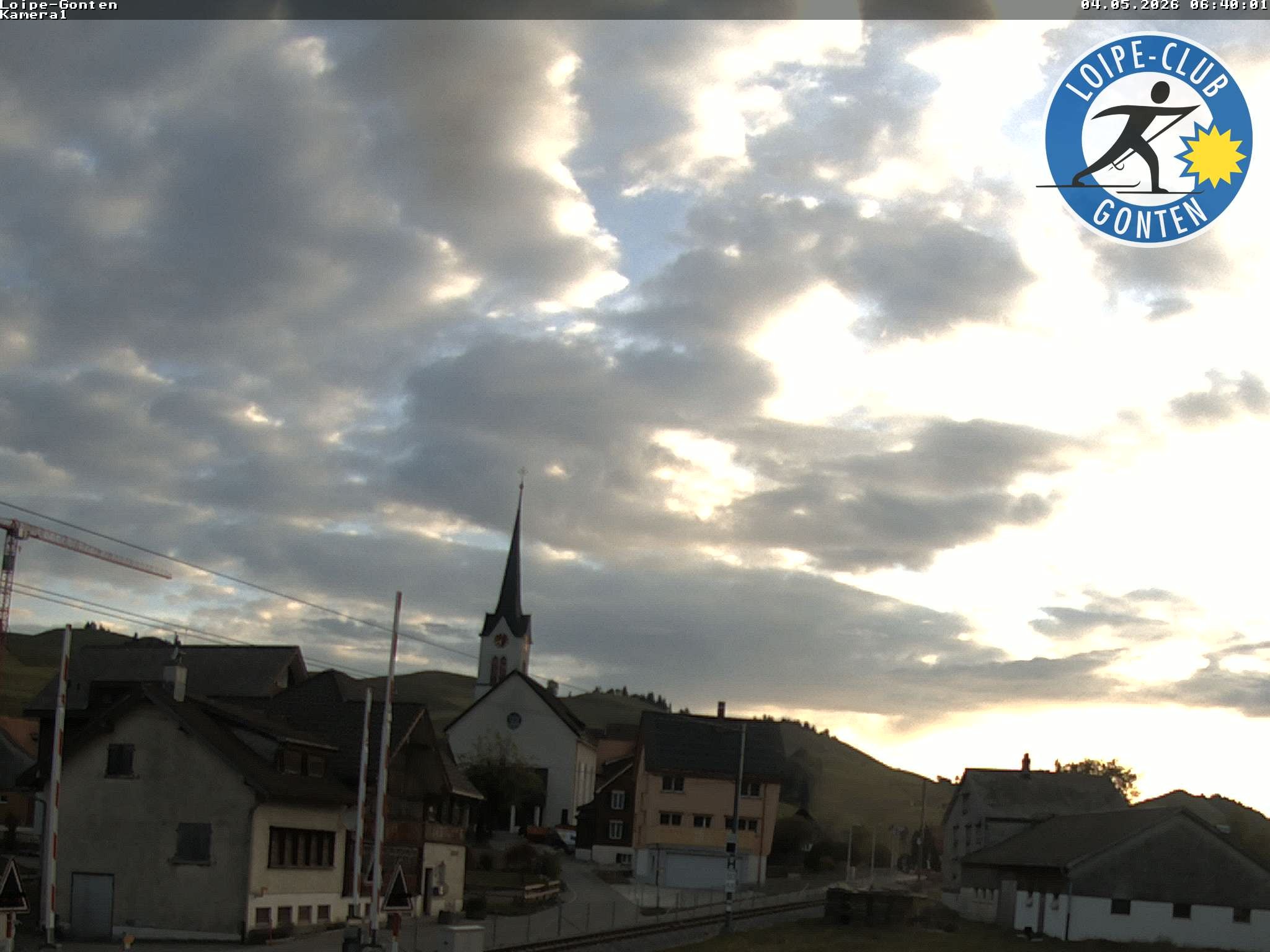 Archived image Webcam Gonten - Church