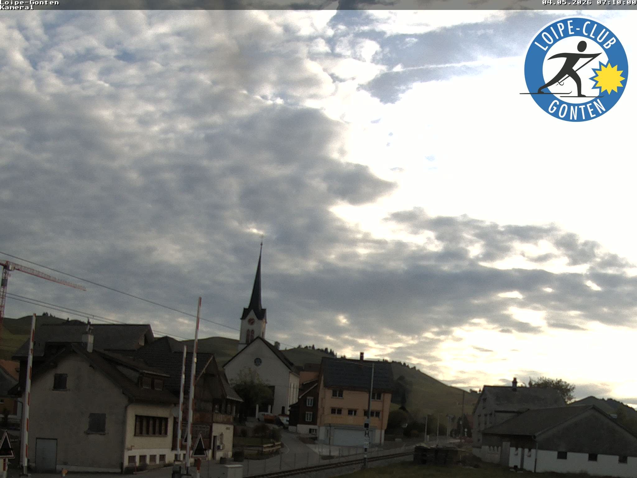 Archived image Webcam Gonten - Church