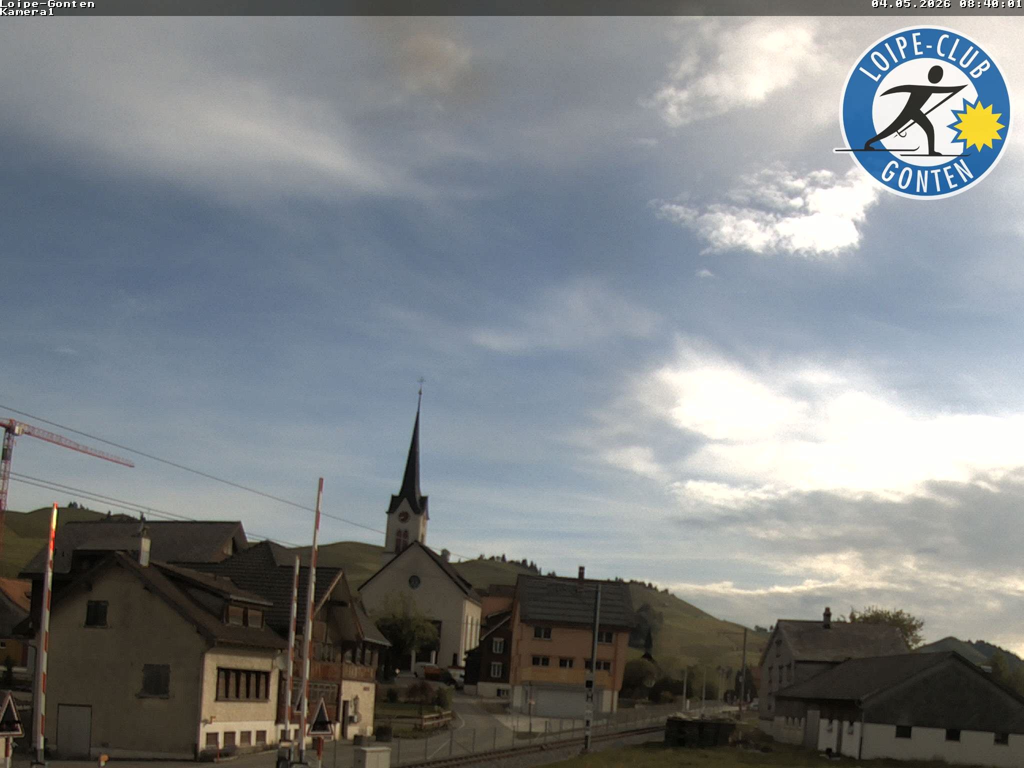 Archived image Webcam Gonten - Church