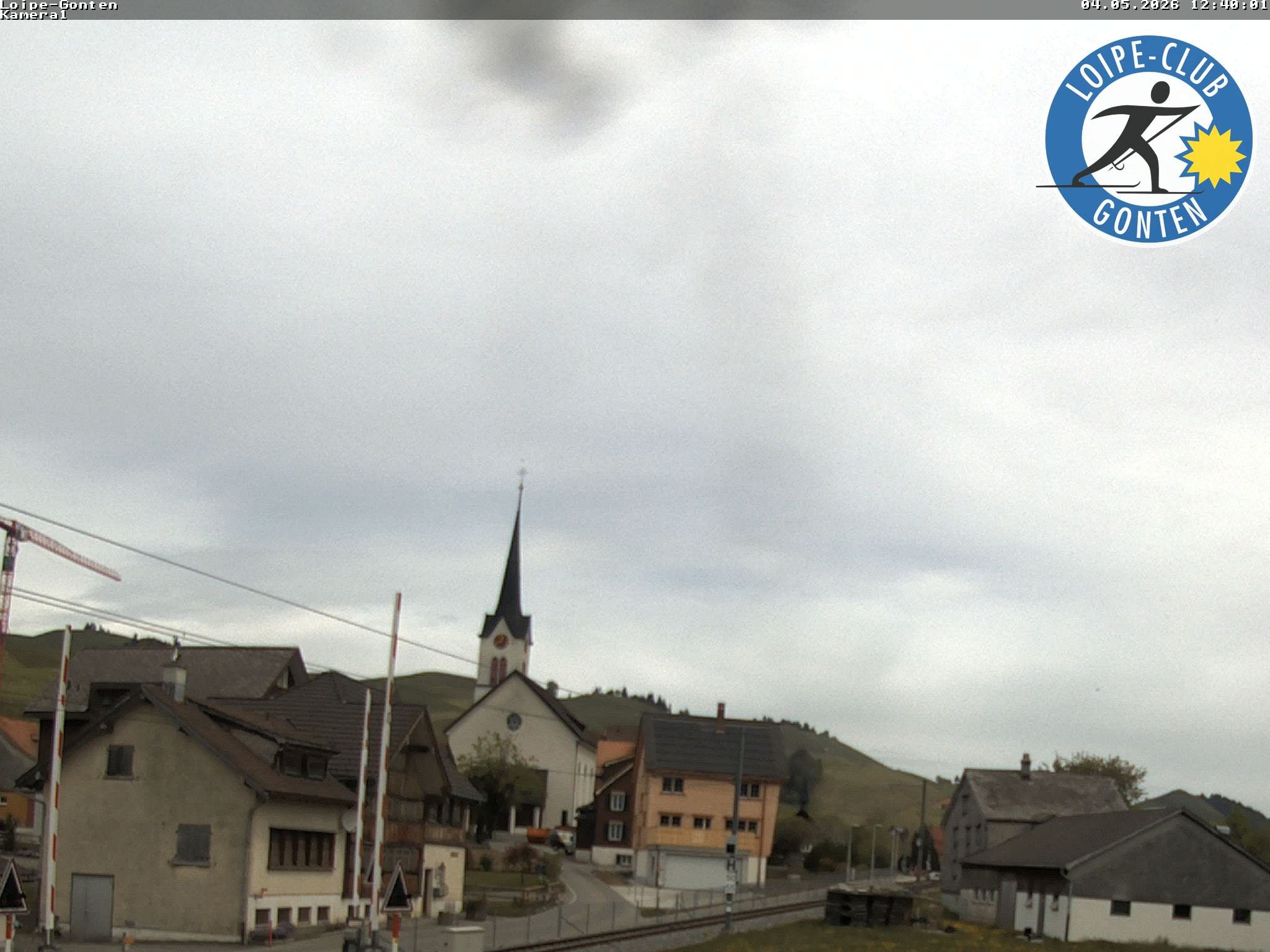 Archiv Foto Webcam Gonten - Blick zur Kirche