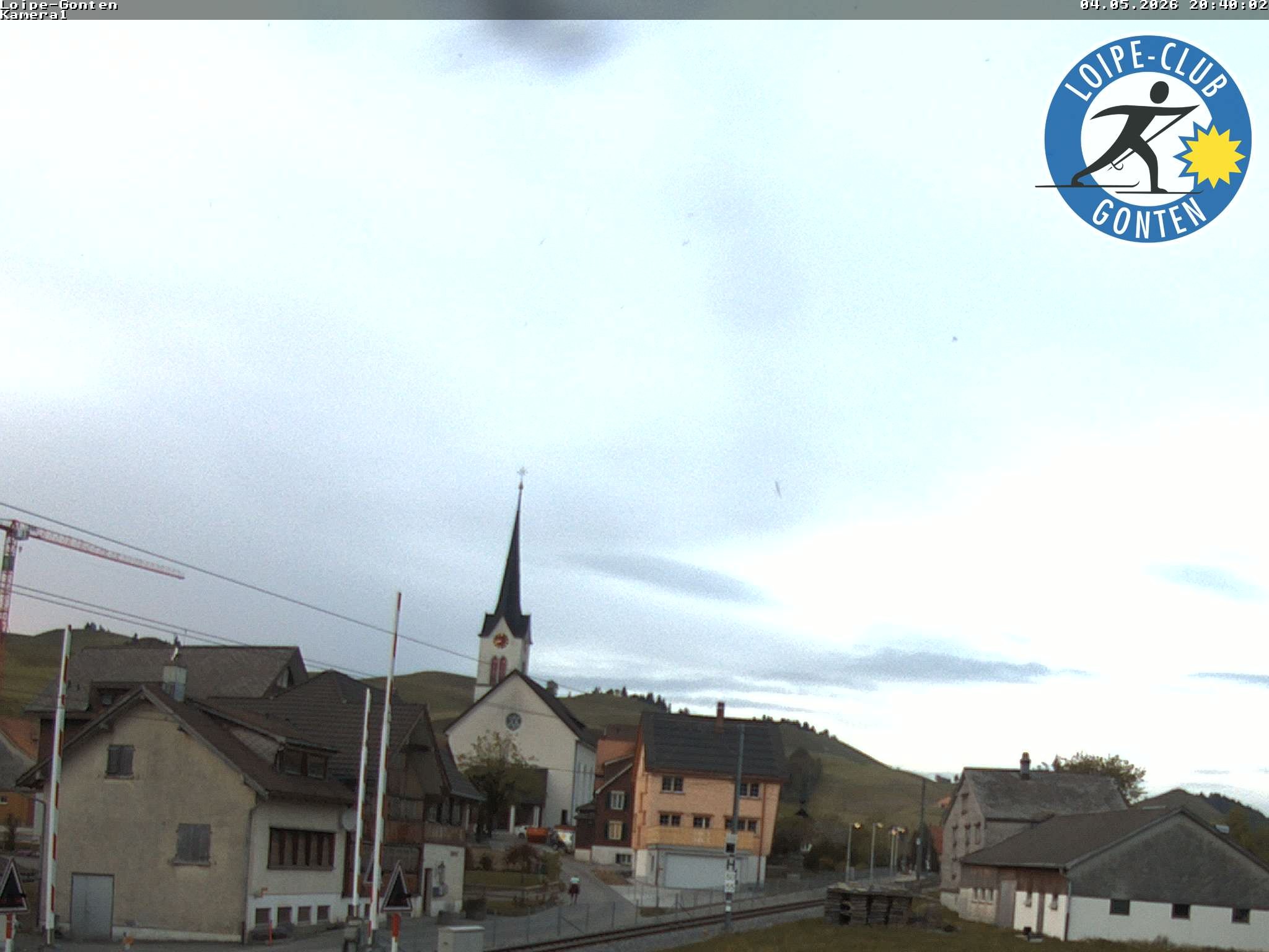 Archiv Foto Webcam Gonten - Blick zur Kirche