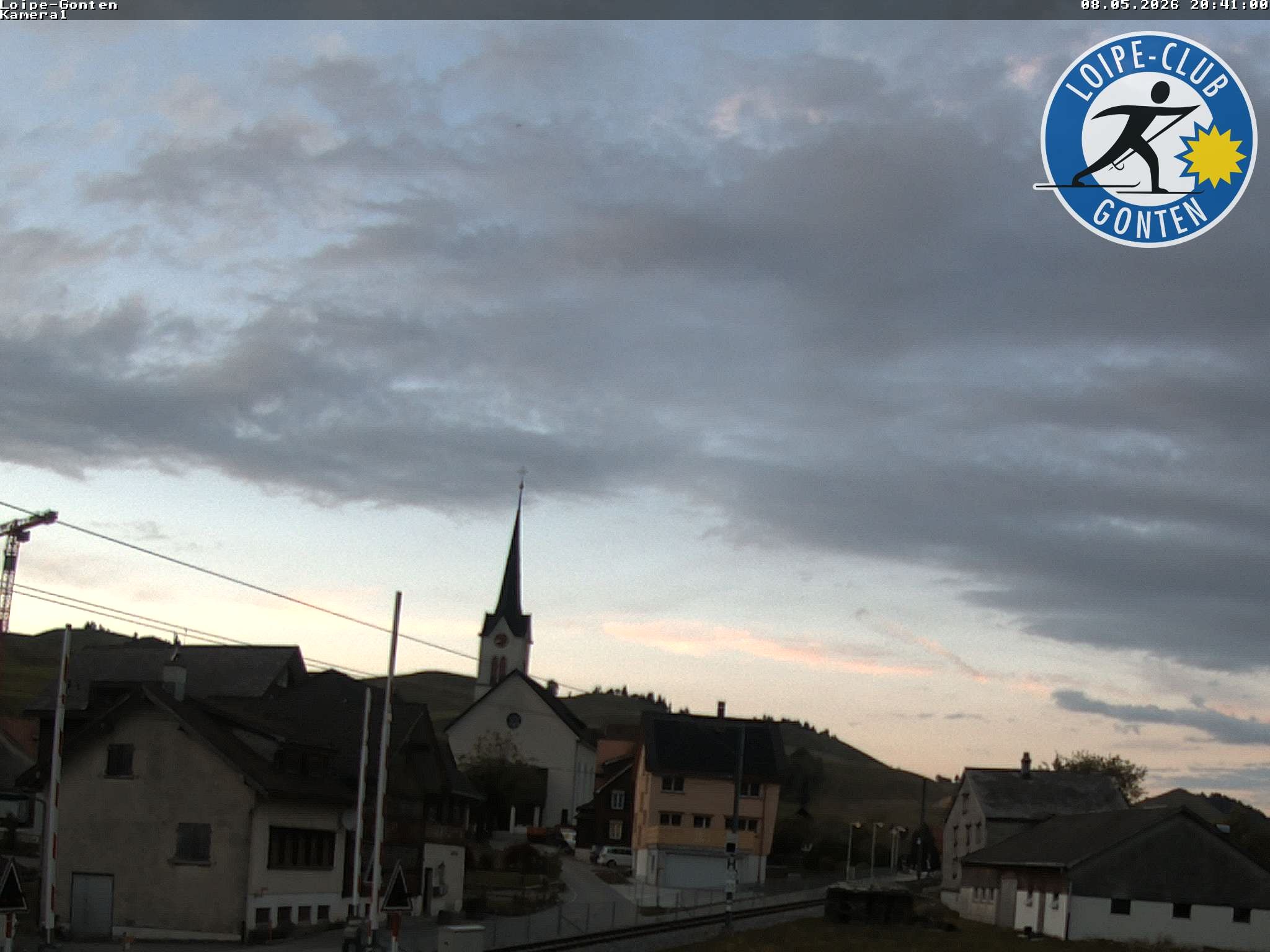 Archiv Foto Webcam Gonten - Blick zur Kirche