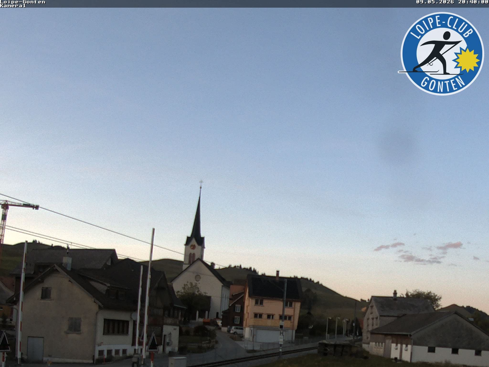 Archiv Foto Webcam Gonten - Blick zur Kirche
