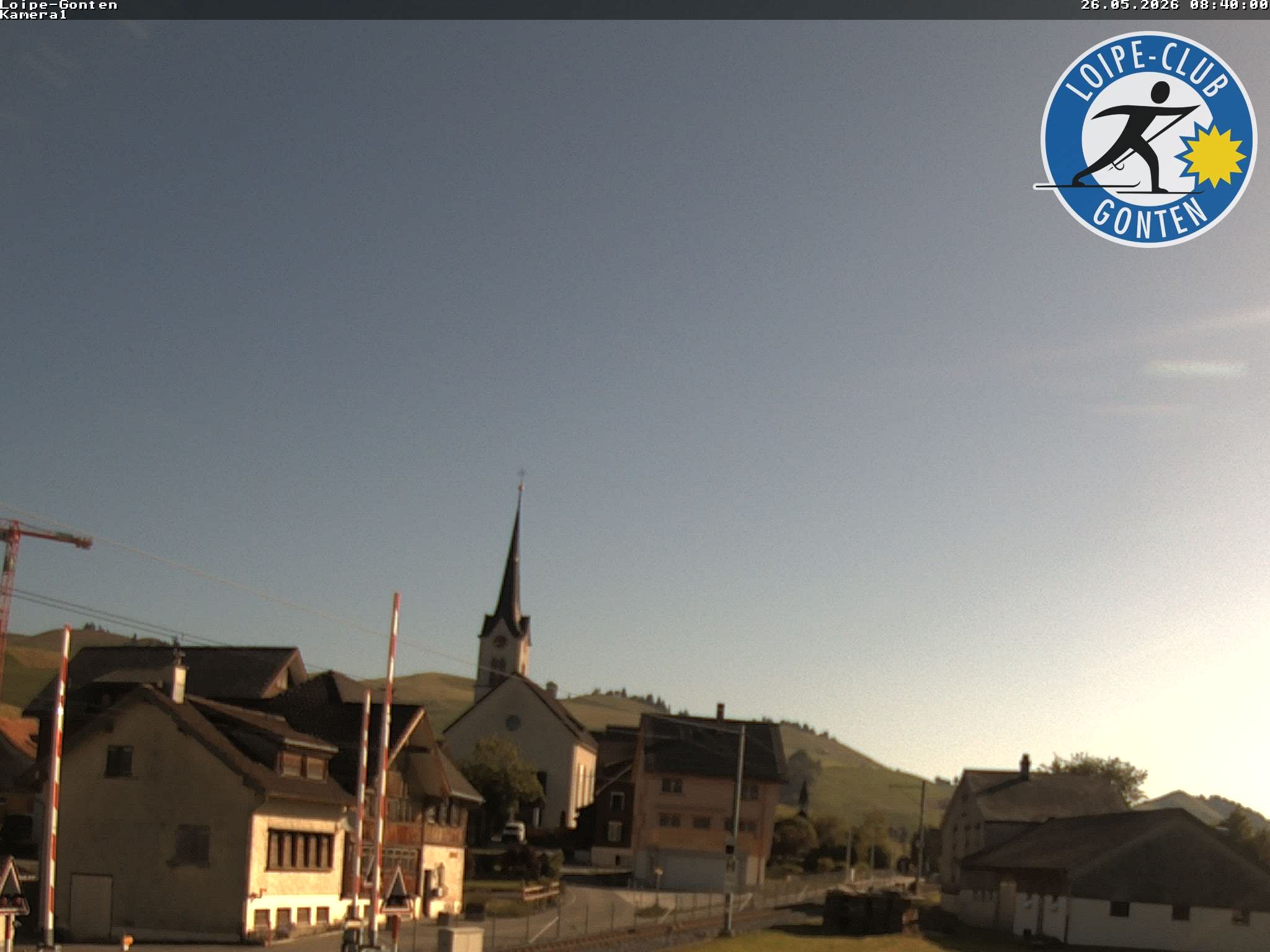 Archiv Foto Webcam Gonten - Blick zur Kirche