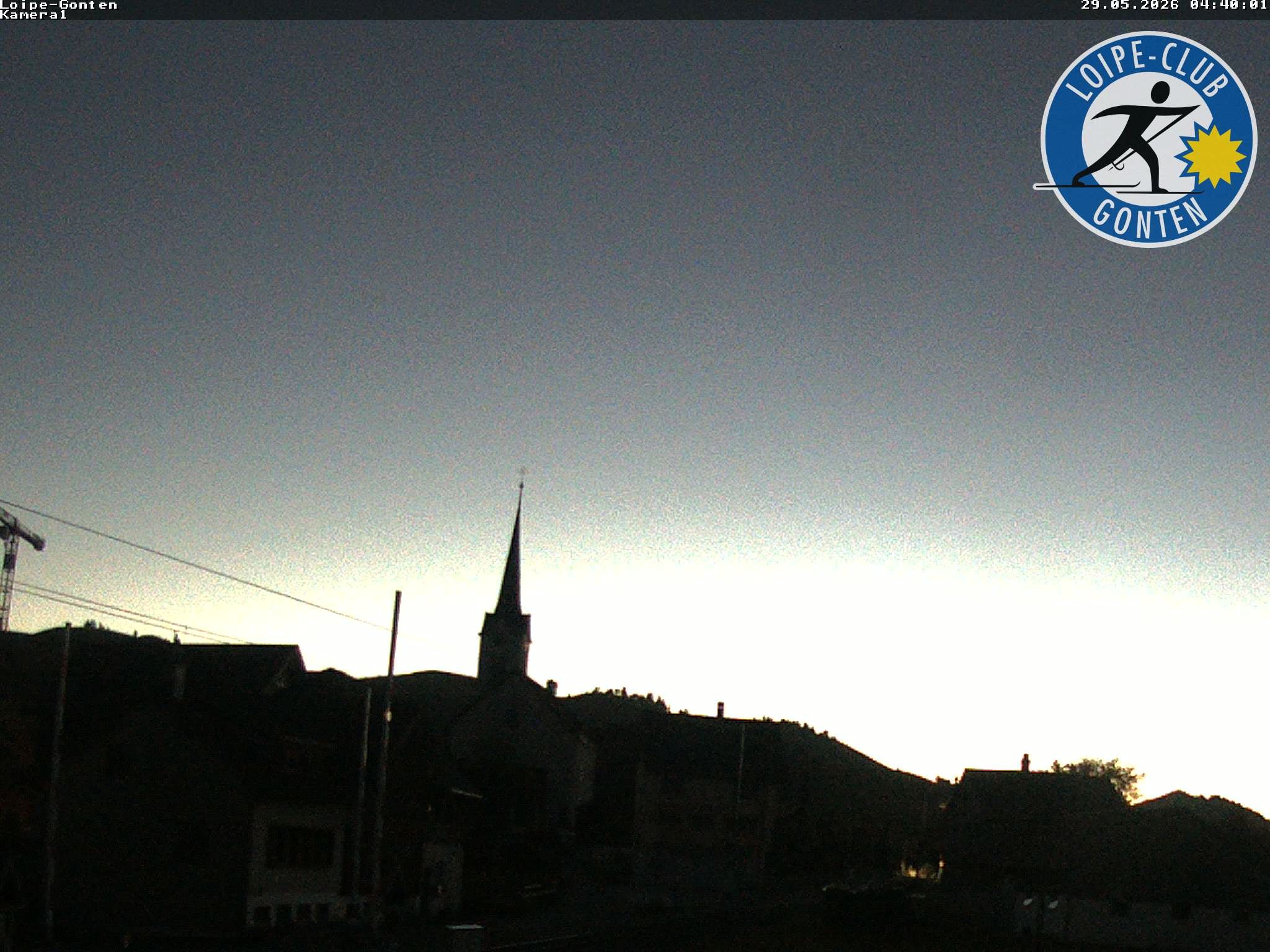Archiv Foto Webcam Gonten - Blick zur Kirche